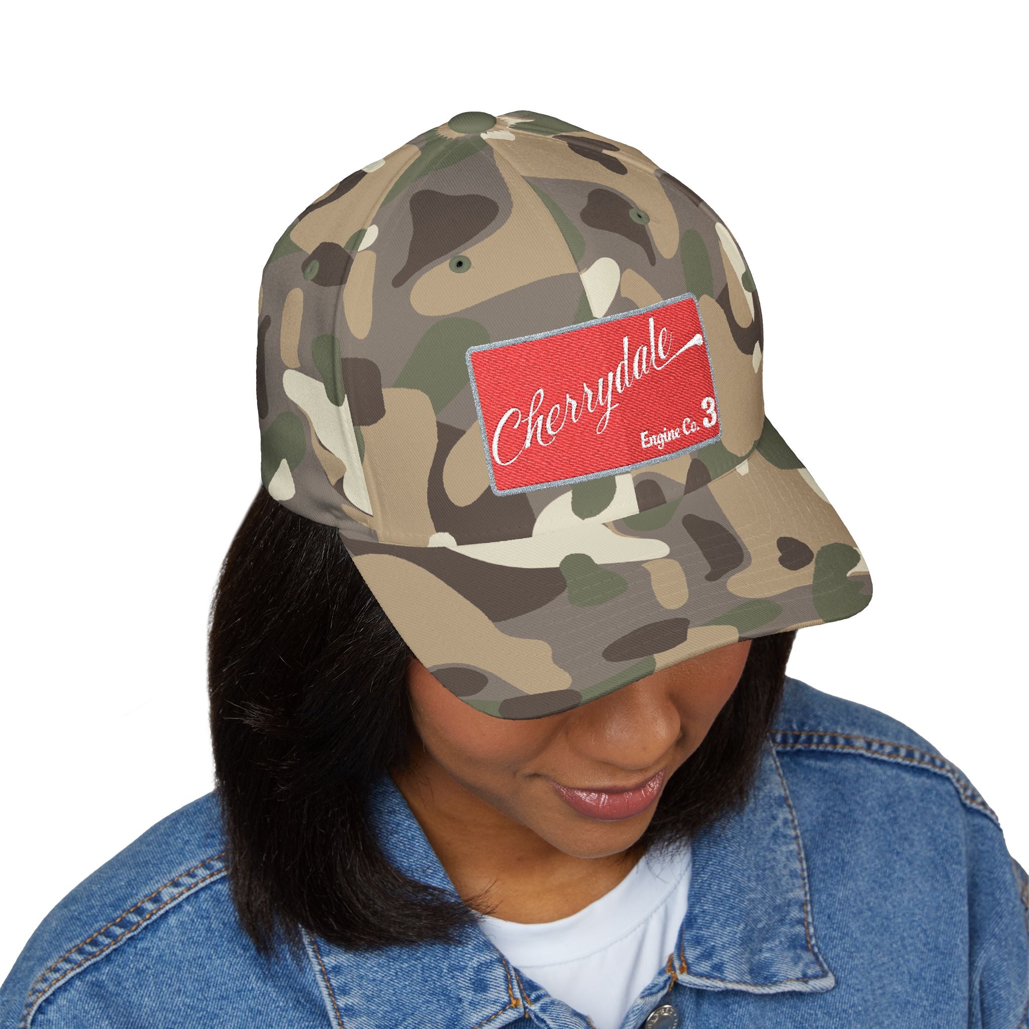 Arlington Cherrydale Engine 3 - FLEXFIT Closed-Back Structured Cap (Embroidery)