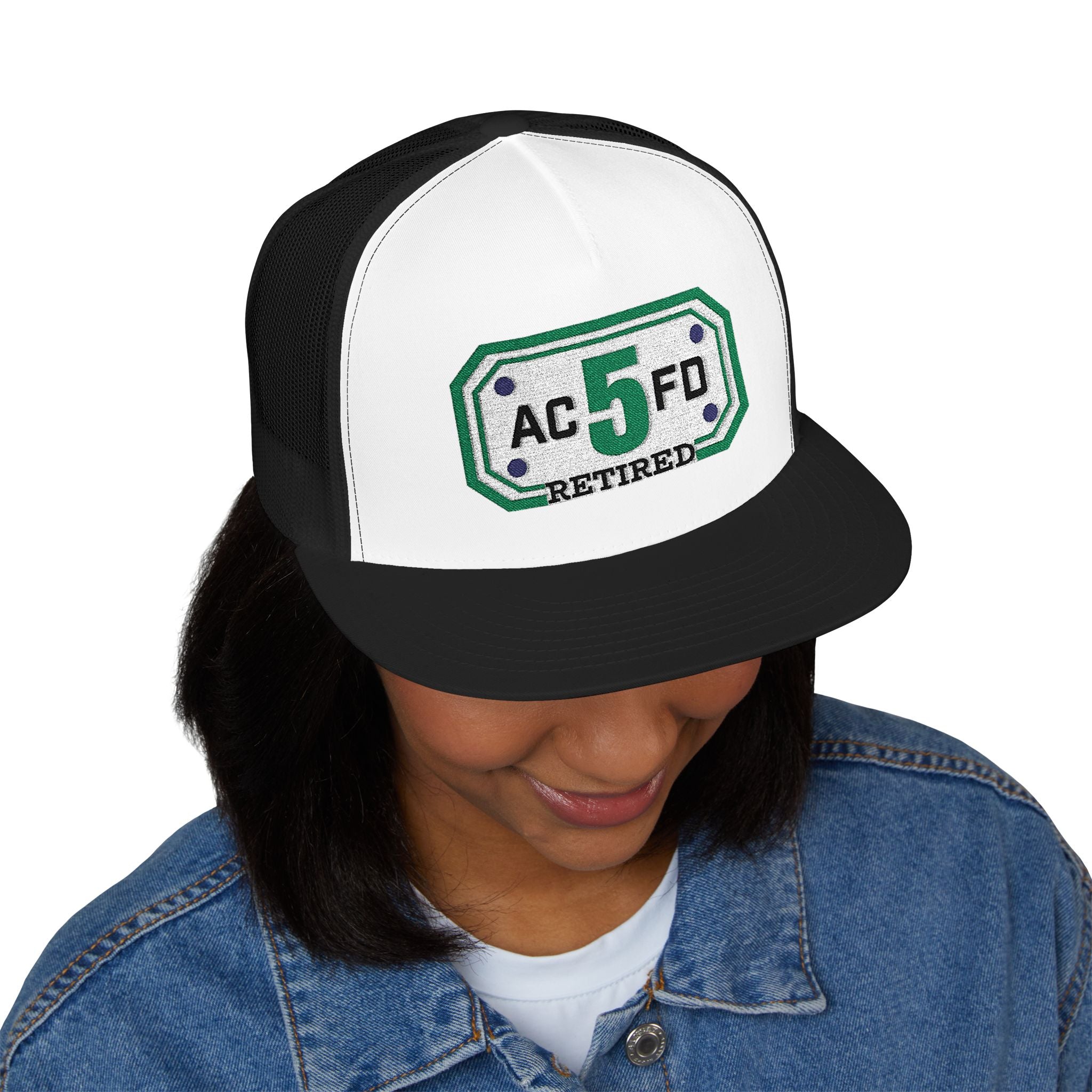 Retired Arlington Truck 5 - 5 Panel Trucker Cap (Embroidery)