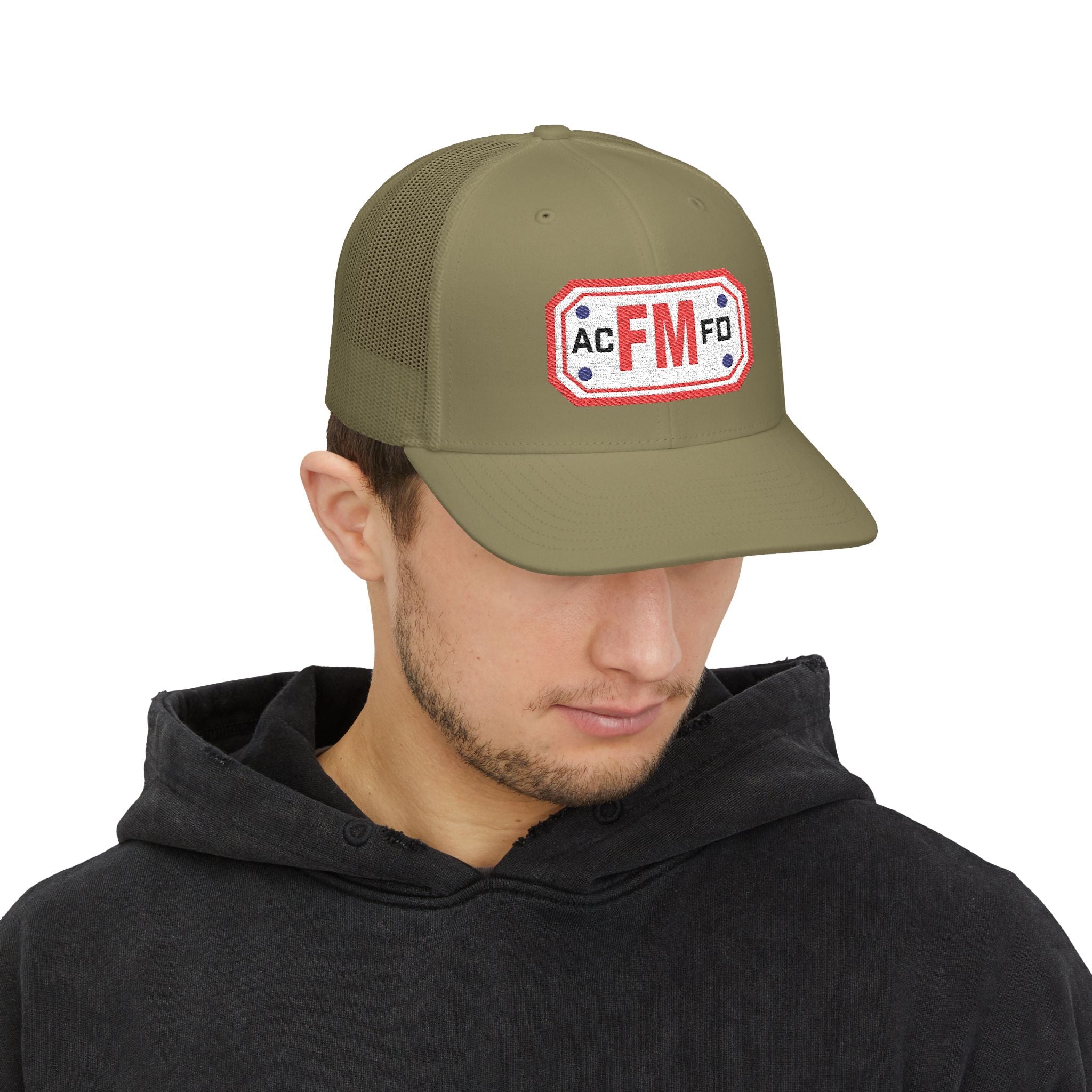 Arlington Fire Marshal Red - Snapback Trucker (Richardson 112 Style Hat)