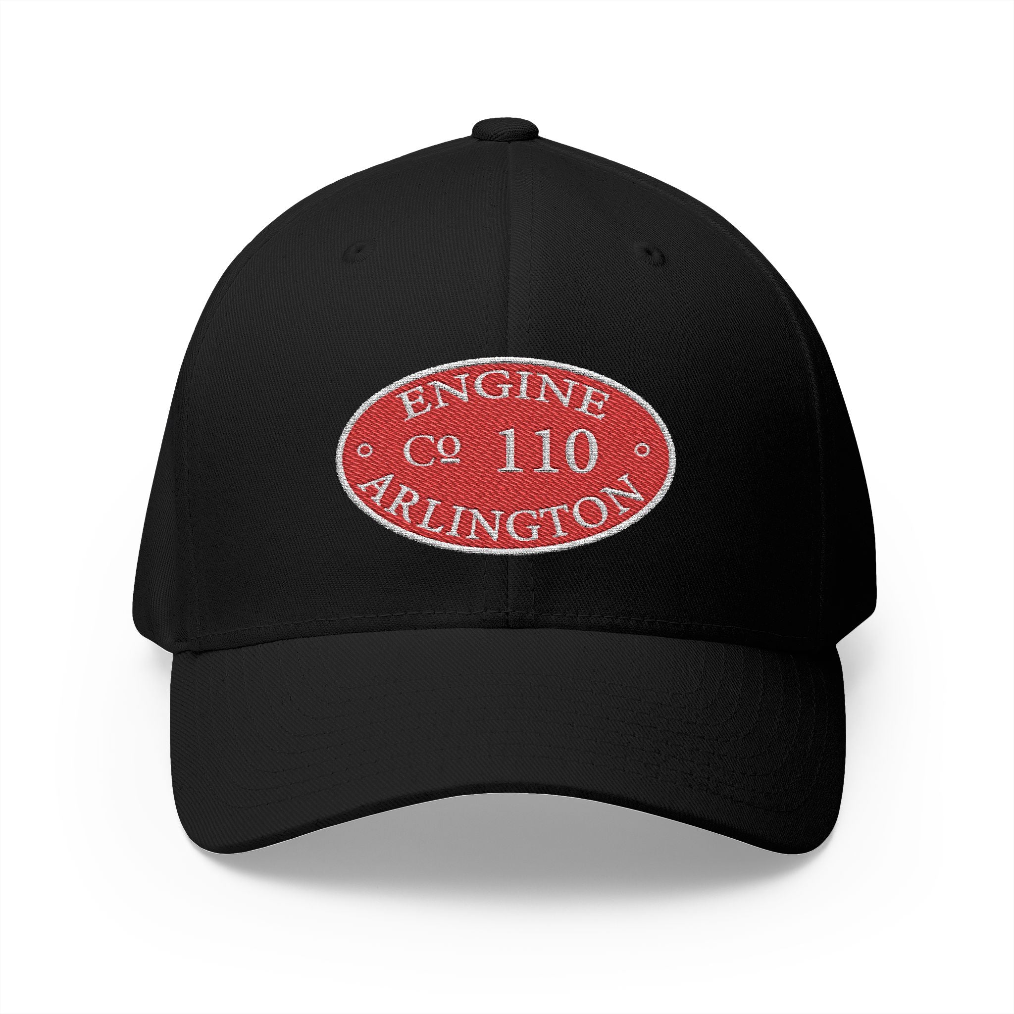 Arlington Engine 10 Circle Patch - FLEXFIT Closed-Back Structured Cap (Embroidery)