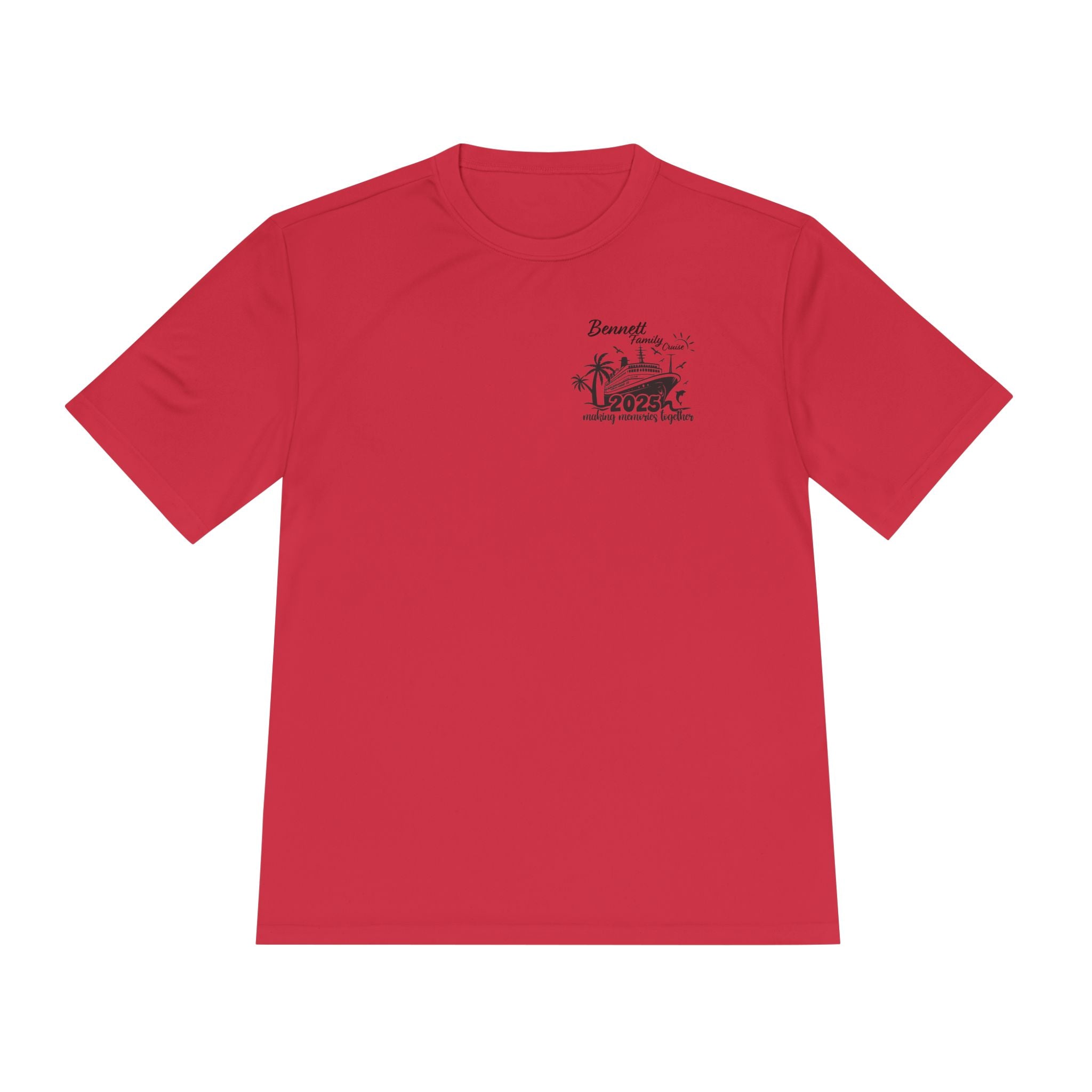 Bennet Family Cruise Black Text - Unisex Moisture Wicking Tee