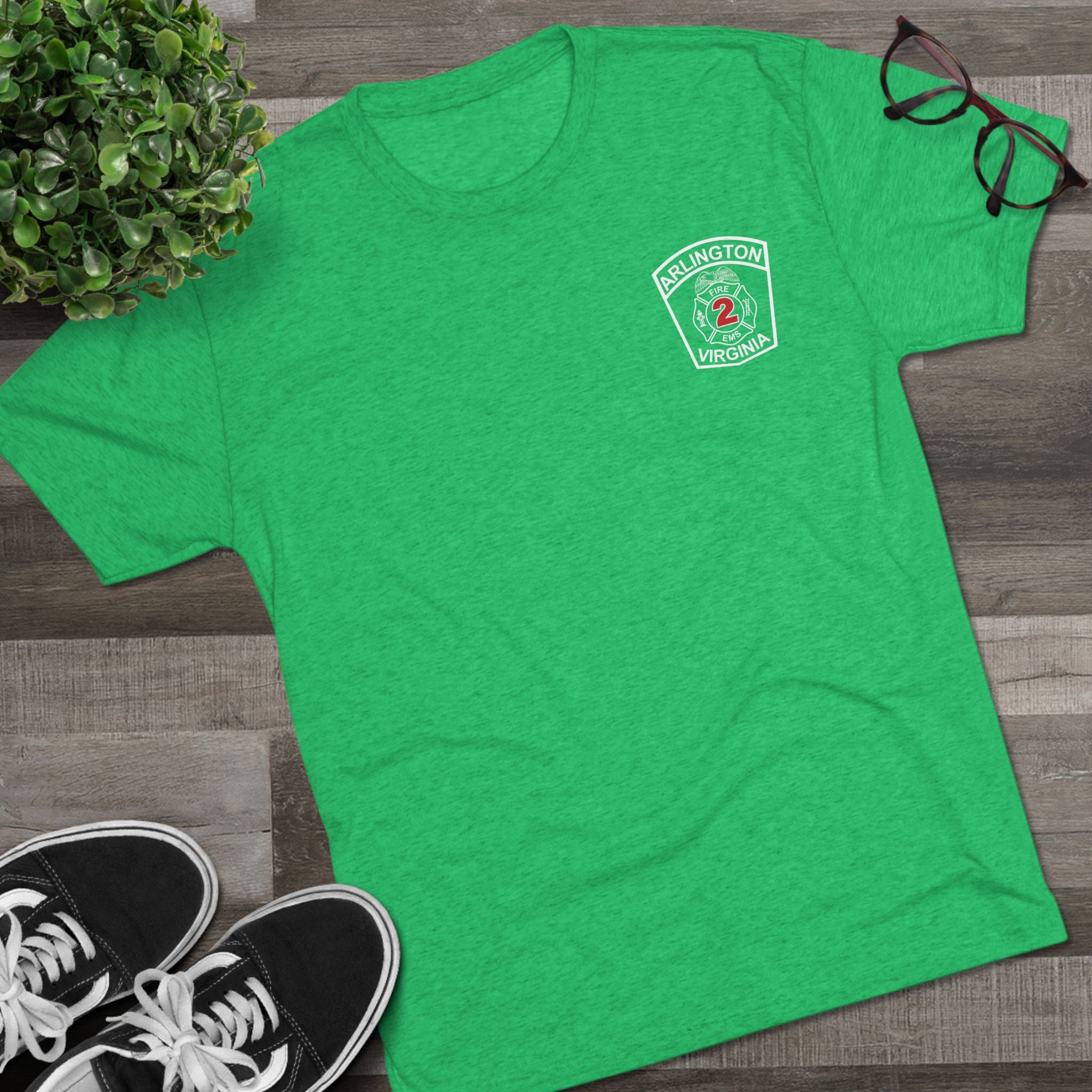 Engine 2 Ballston - NextLevel Tri-Blend Crew Tee