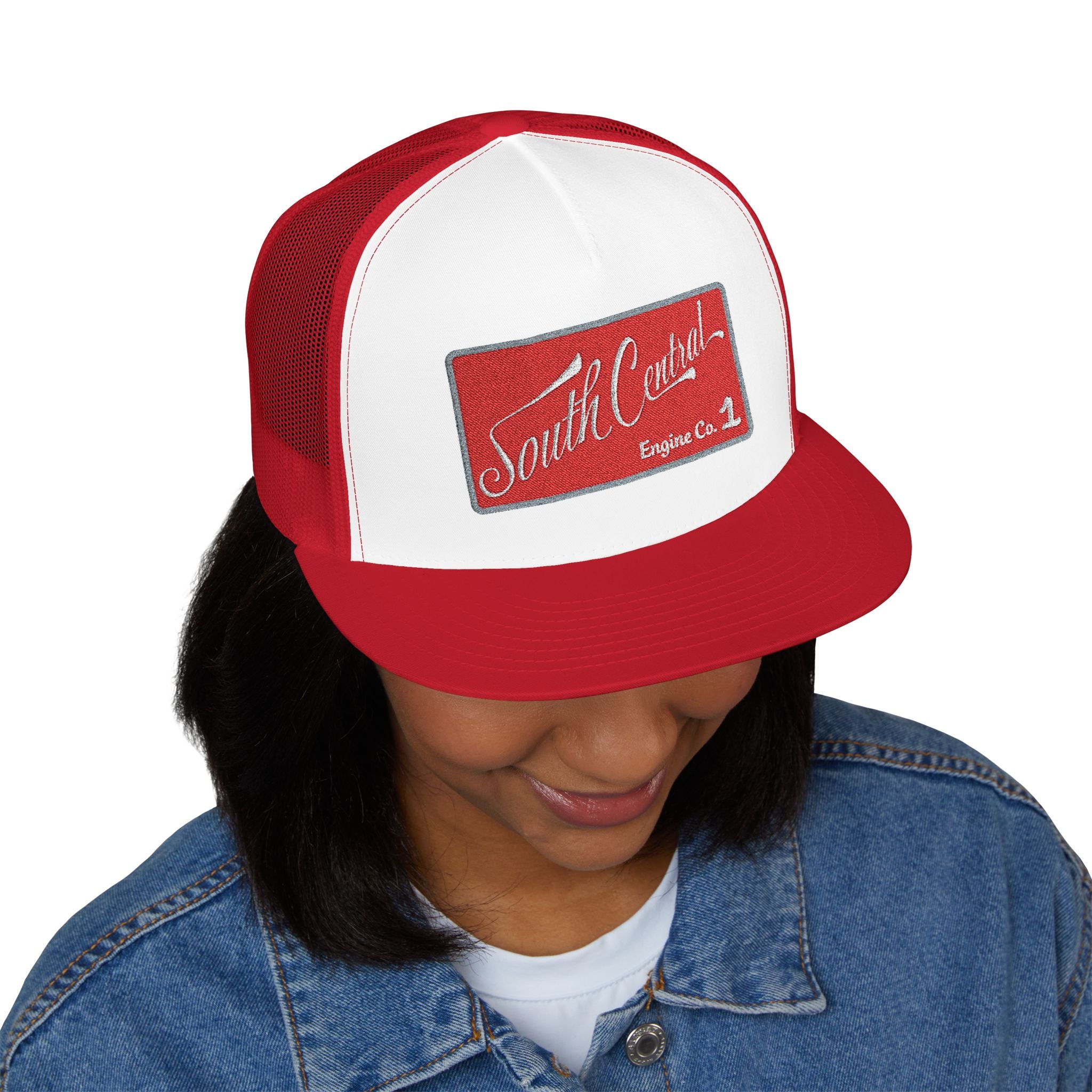 ACFD South Central Station 1 - 5 Panel Trucker Cap (Embroidery)