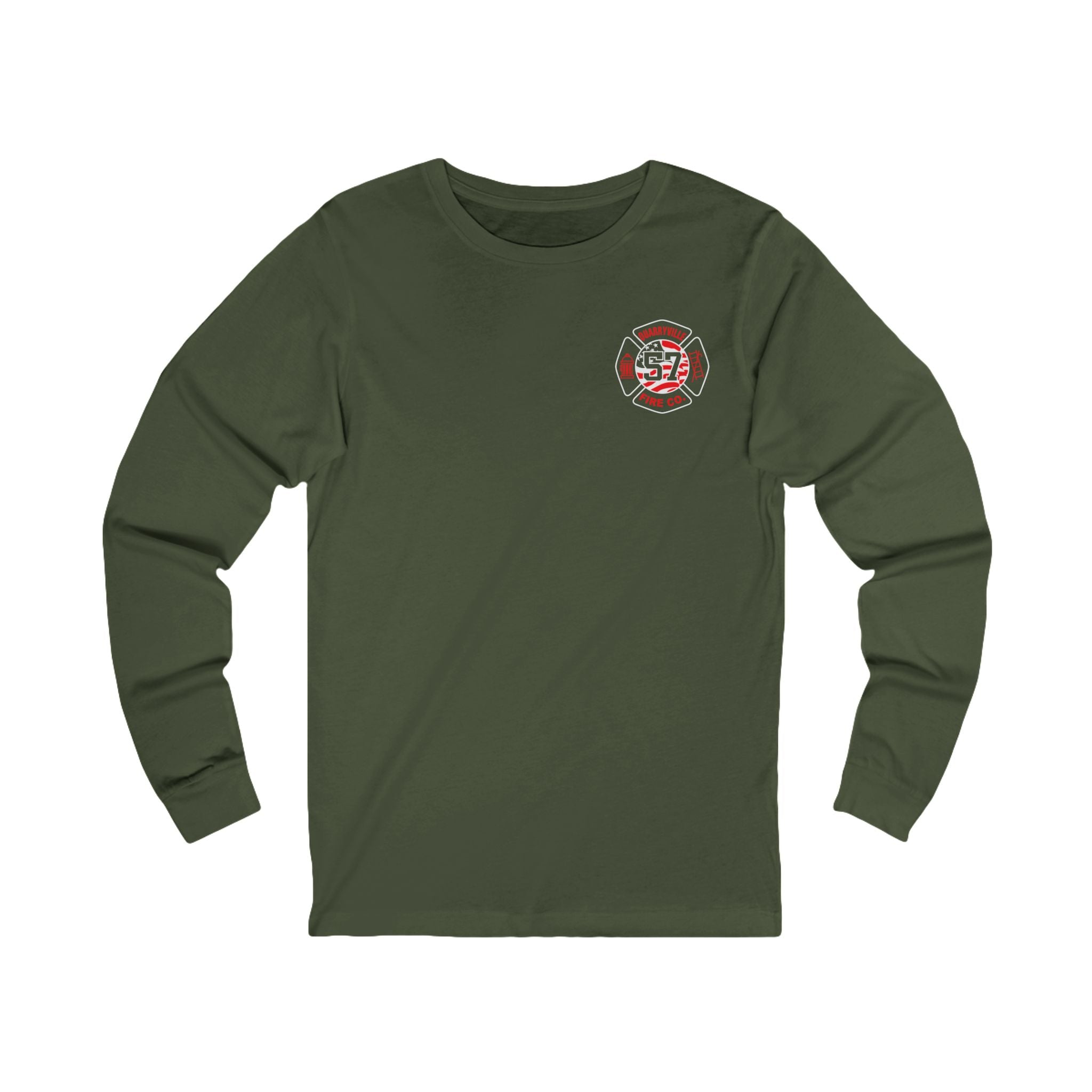Quarryville PA Vol. Fire - Bella-Canvas Soft Jersey Cotton Long Sleeve Tee