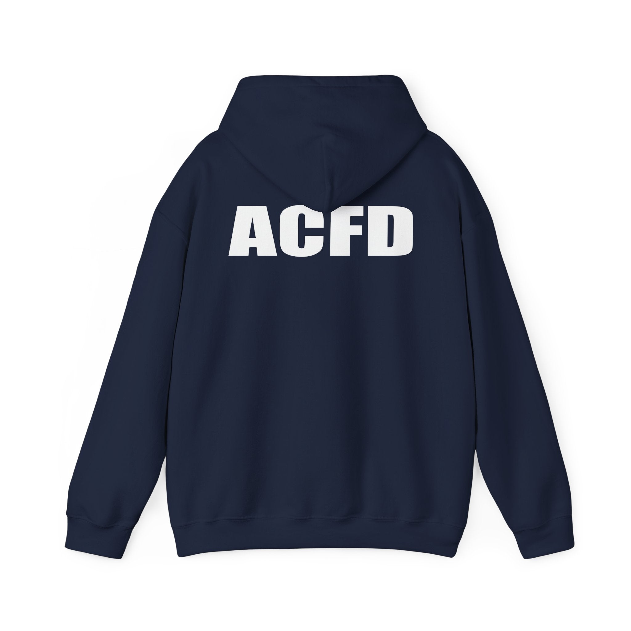 Arlington Station 3 Rhino Front/ACFD FF Back - Gildan Heavy Blend™ Hooded Sweatshirt