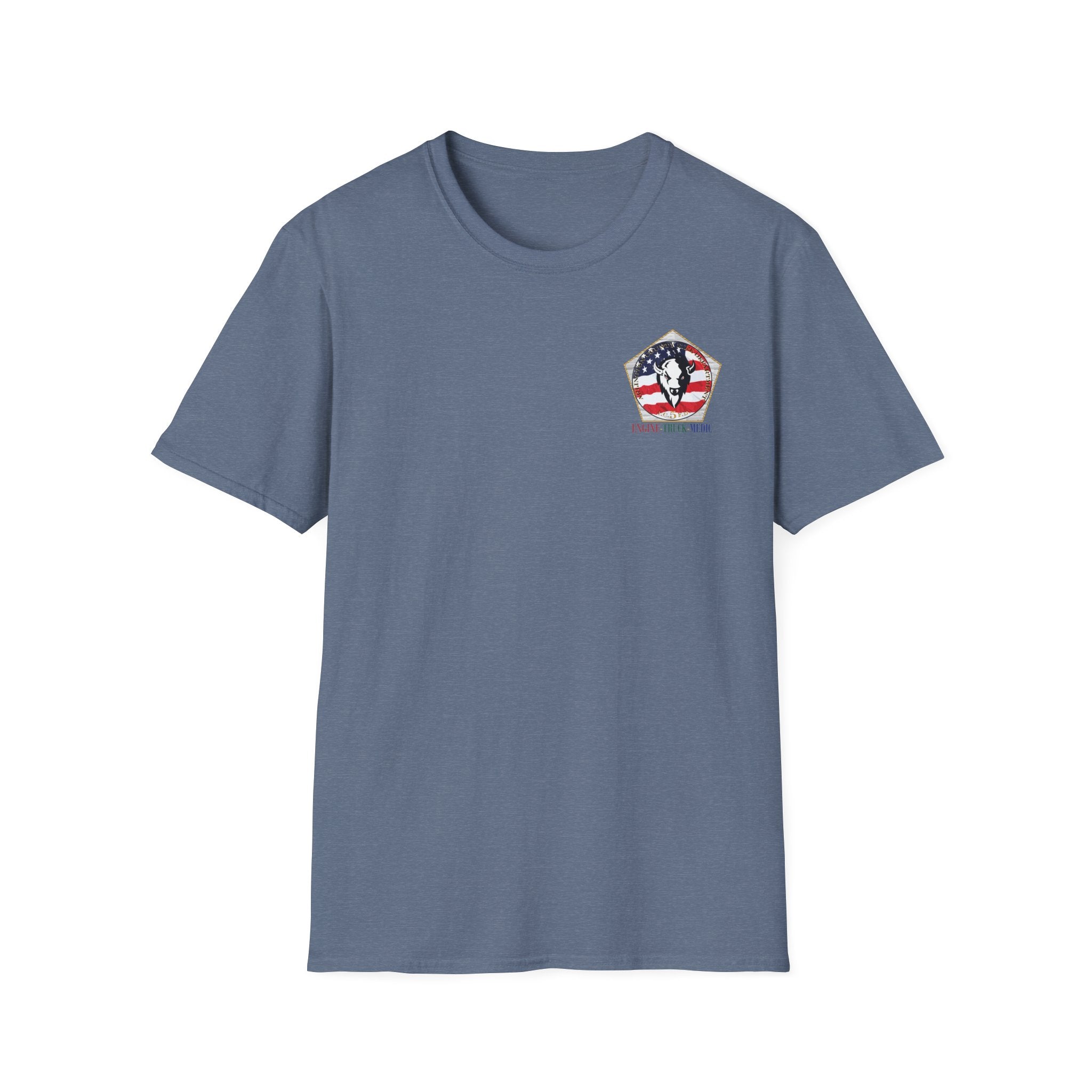 Station 5 Arlington (version 2) - Gildan Soft Cotton Softstyle T-Shirt
