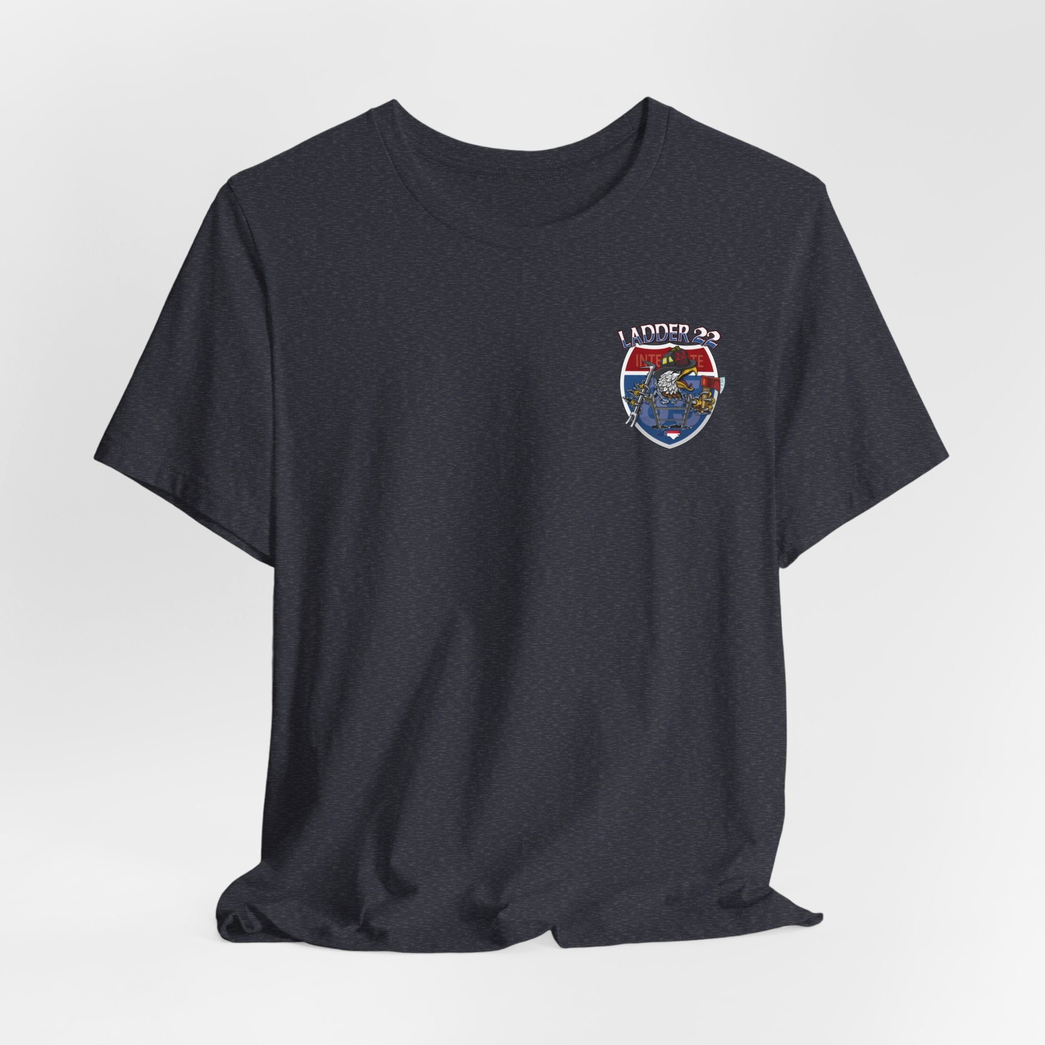 Thomasville Fire NC Ladder 22 (version 1) - Bella+Canvas Soft Unisex Tee