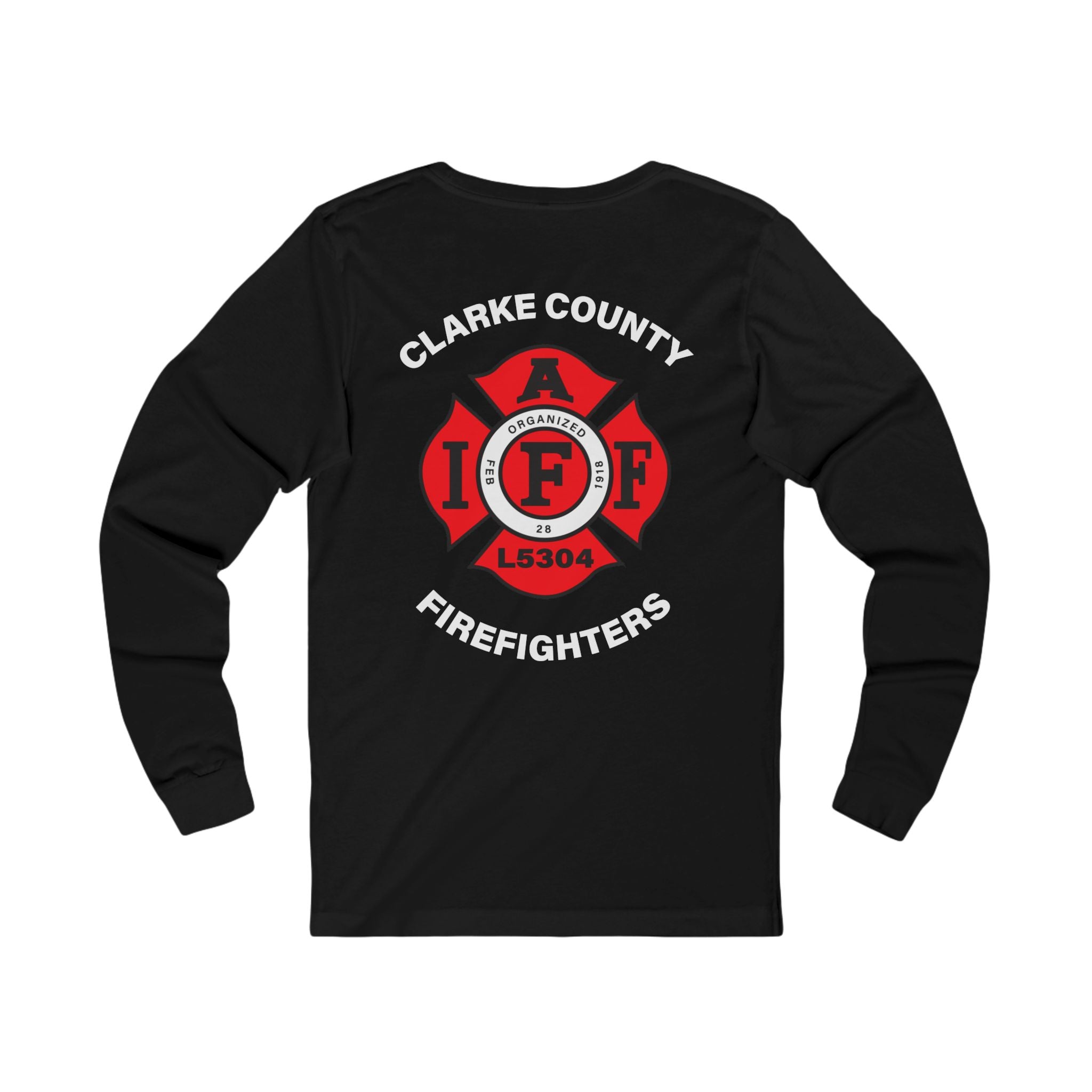 Clarke County Fire Local 5304- Bella-Canvas Soft Jersey Cotton Long Sleeve Tee