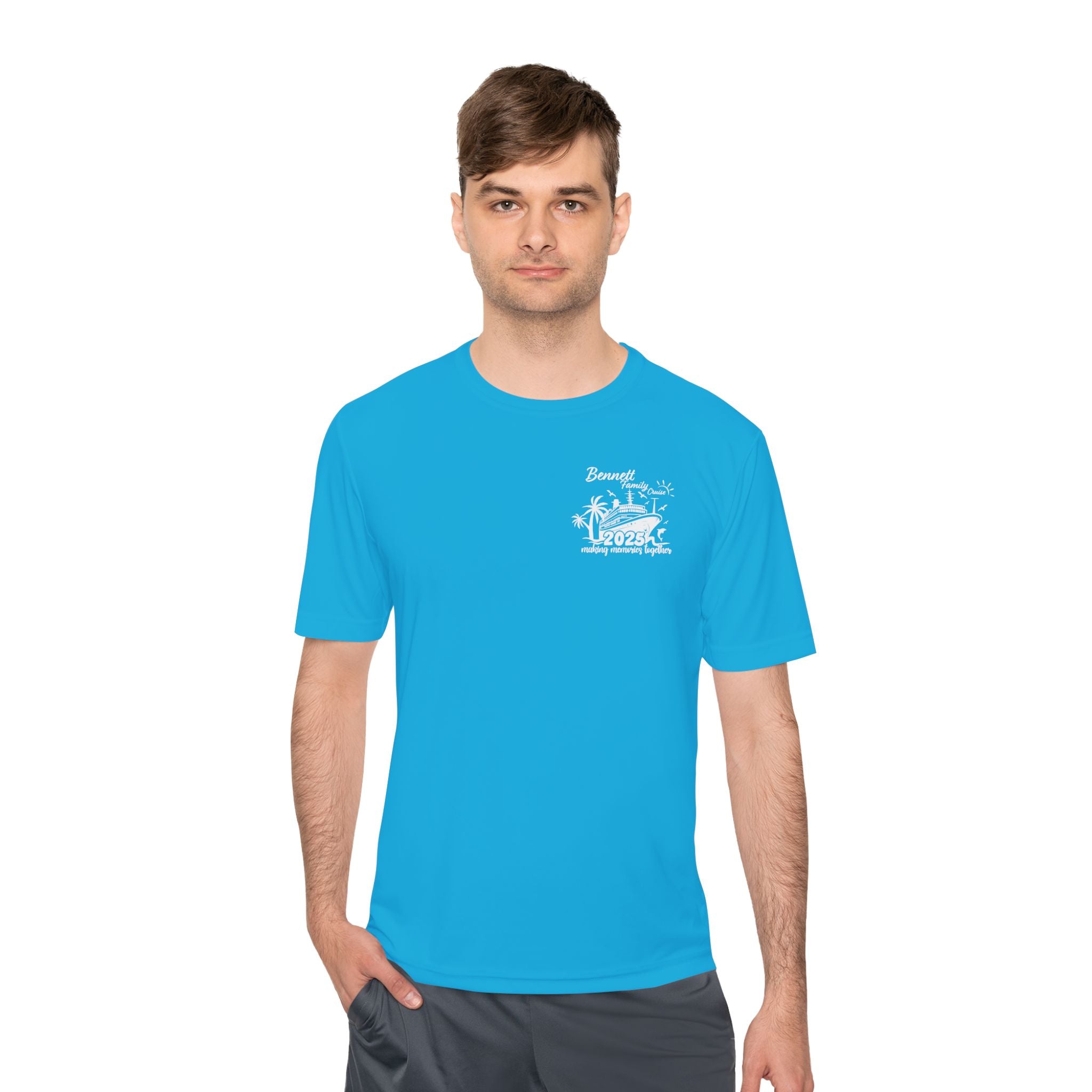 Bennet Family Cruise White Text- Unisex Moisture Wicking Tee