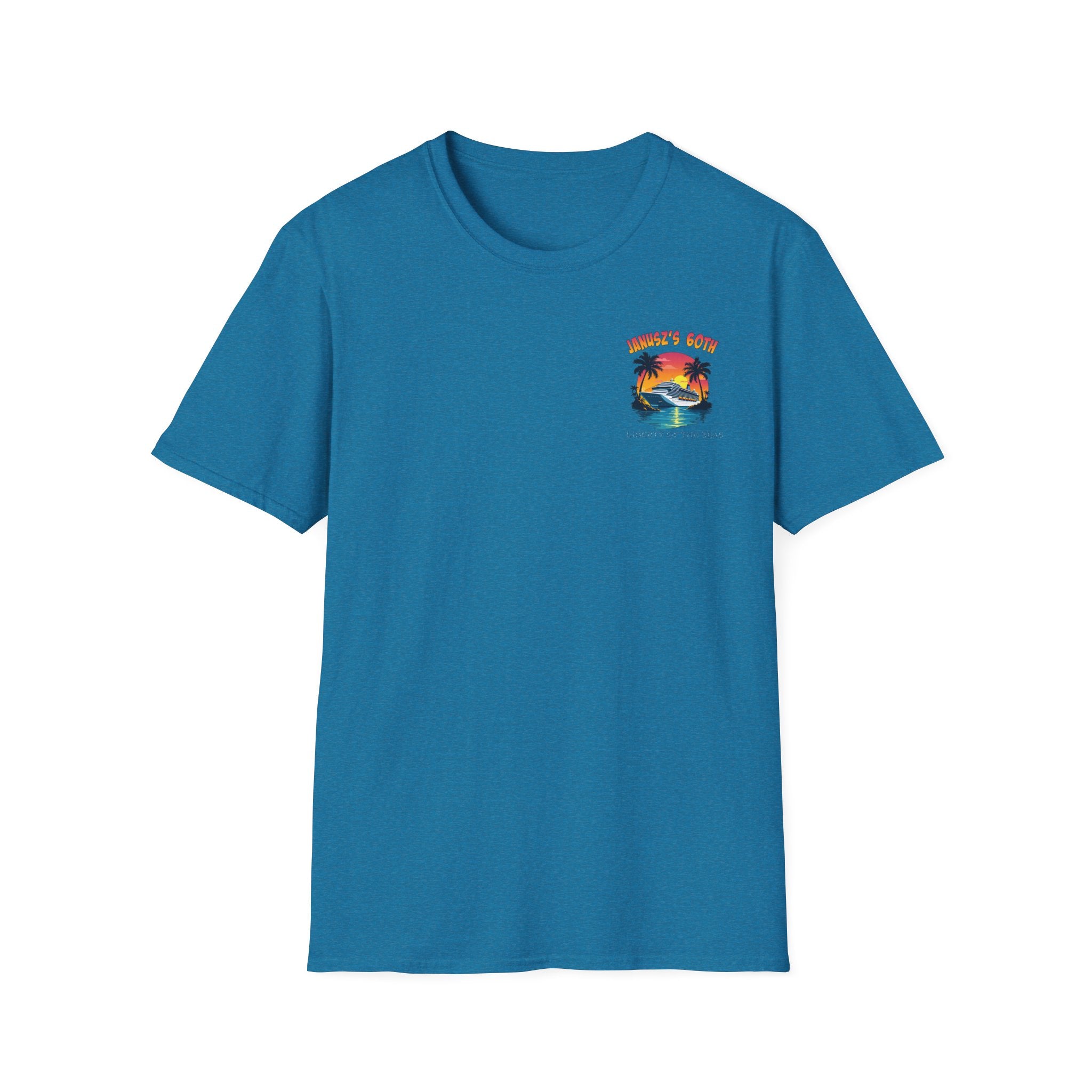 Renee Family Cruise Colorful - Unisex Softstyle Cotton T-Shirt