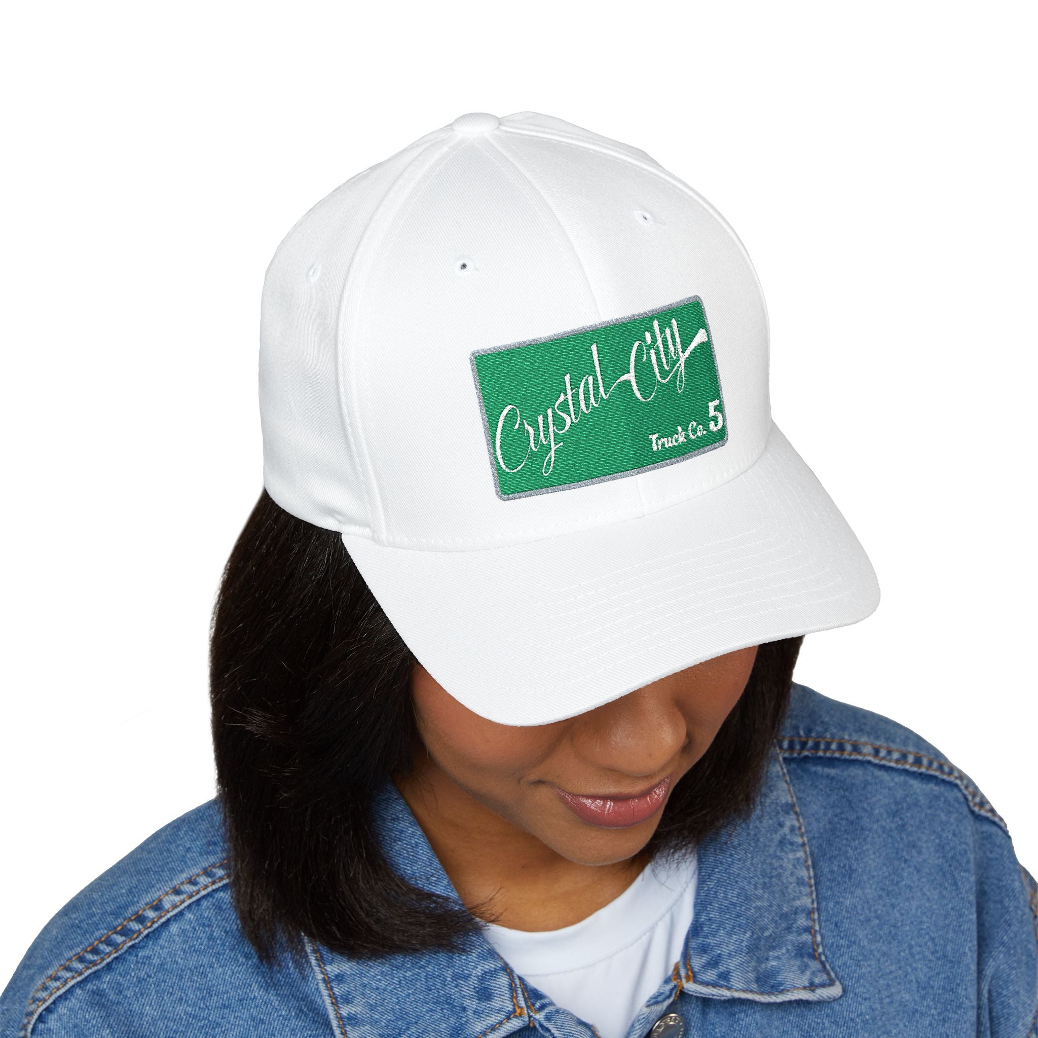 Arlington Crystal City Truck 5 - FLEXFIT Closed-Back Structured Cap (Embroidery)