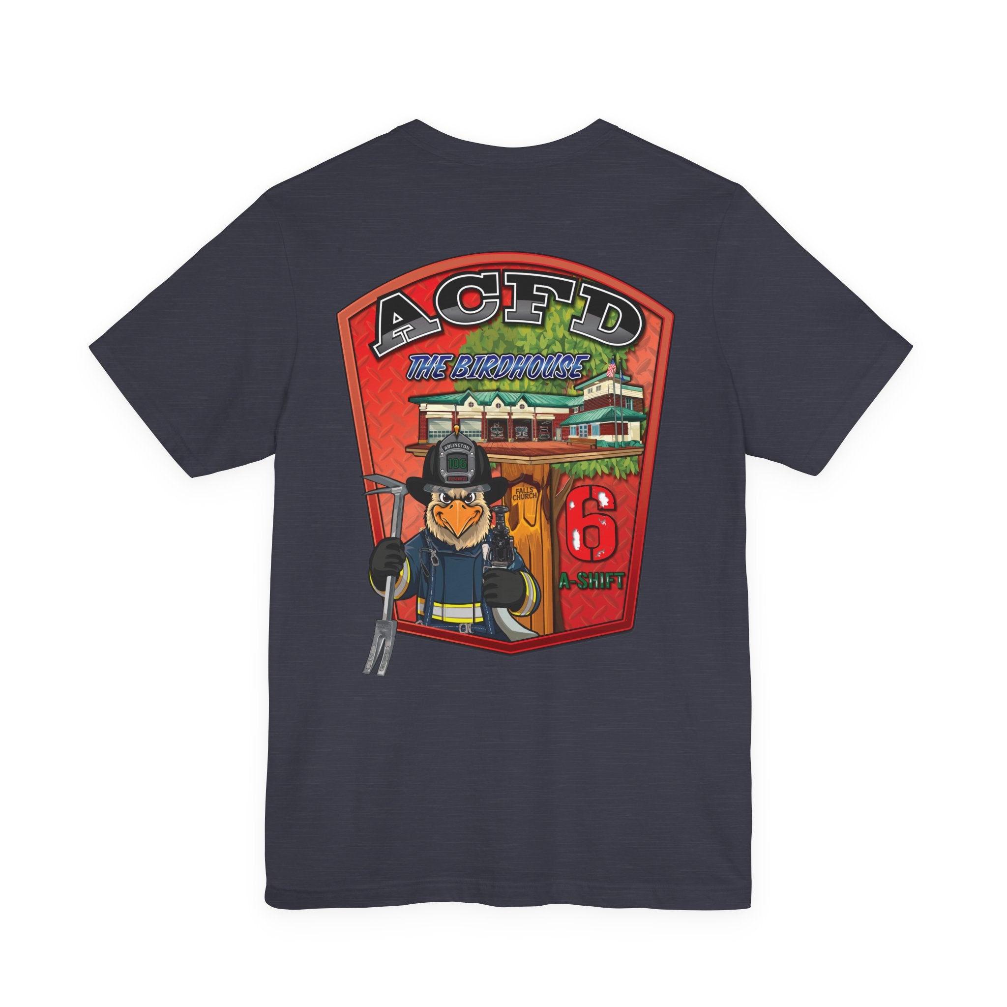 Arlington Station 6 A-Shift BirdHouse - Bella+Canvas Soft Unisex Tee