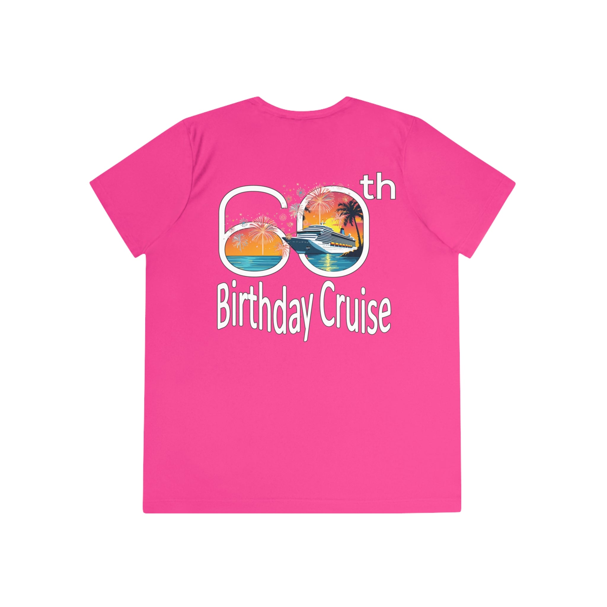 Renee Family Cruise Colorful - Ladies Moisture Wicking Competitor Tee