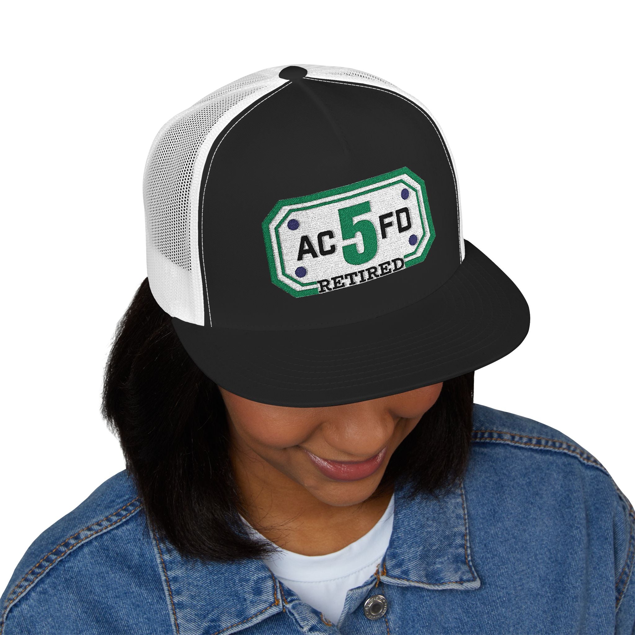 Retired Arlington Truck 5 - 5 Panel Trucker Cap (Embroidery)