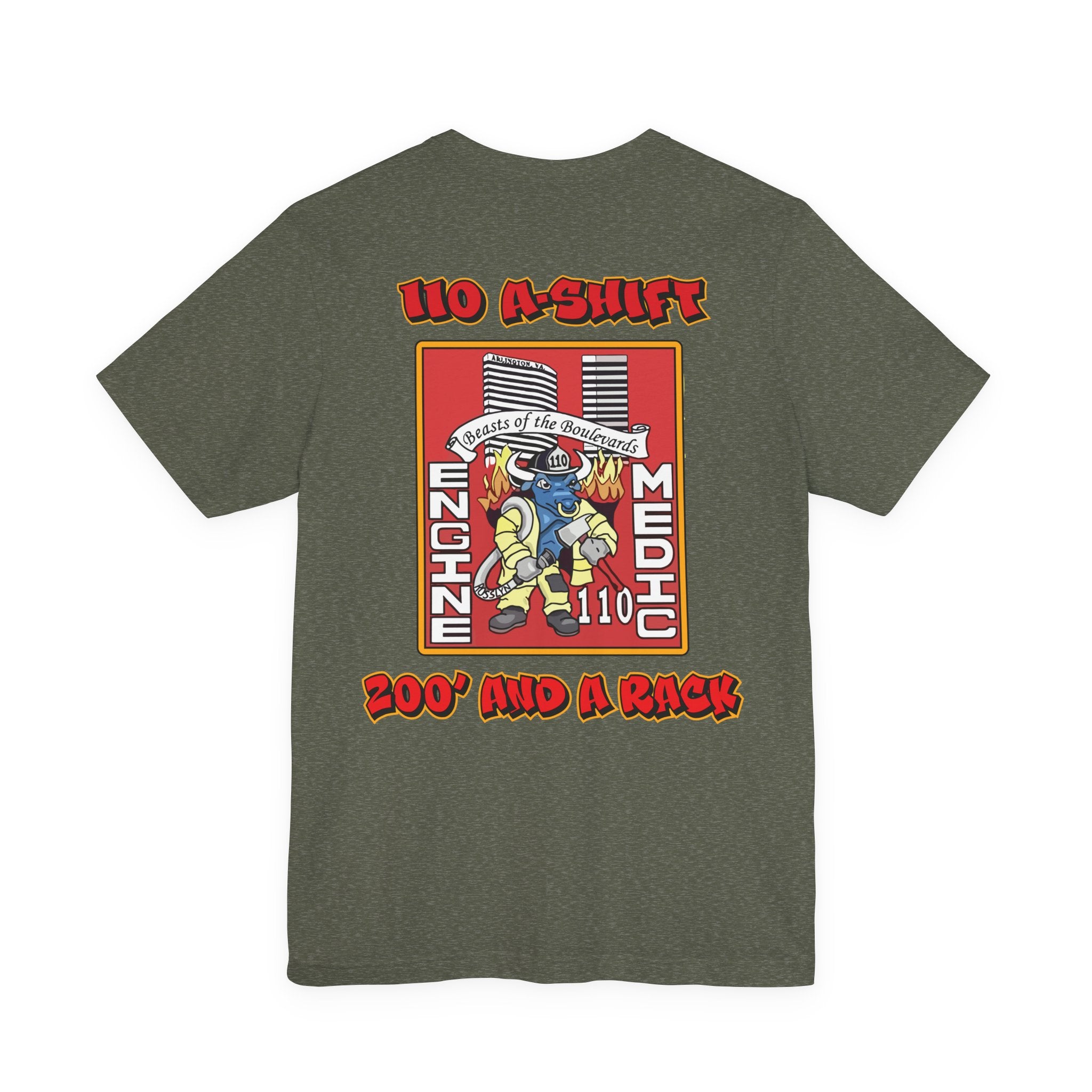 110 A-Shift Shirt Arlington - Bella+Canvas Soft Unisex Tee