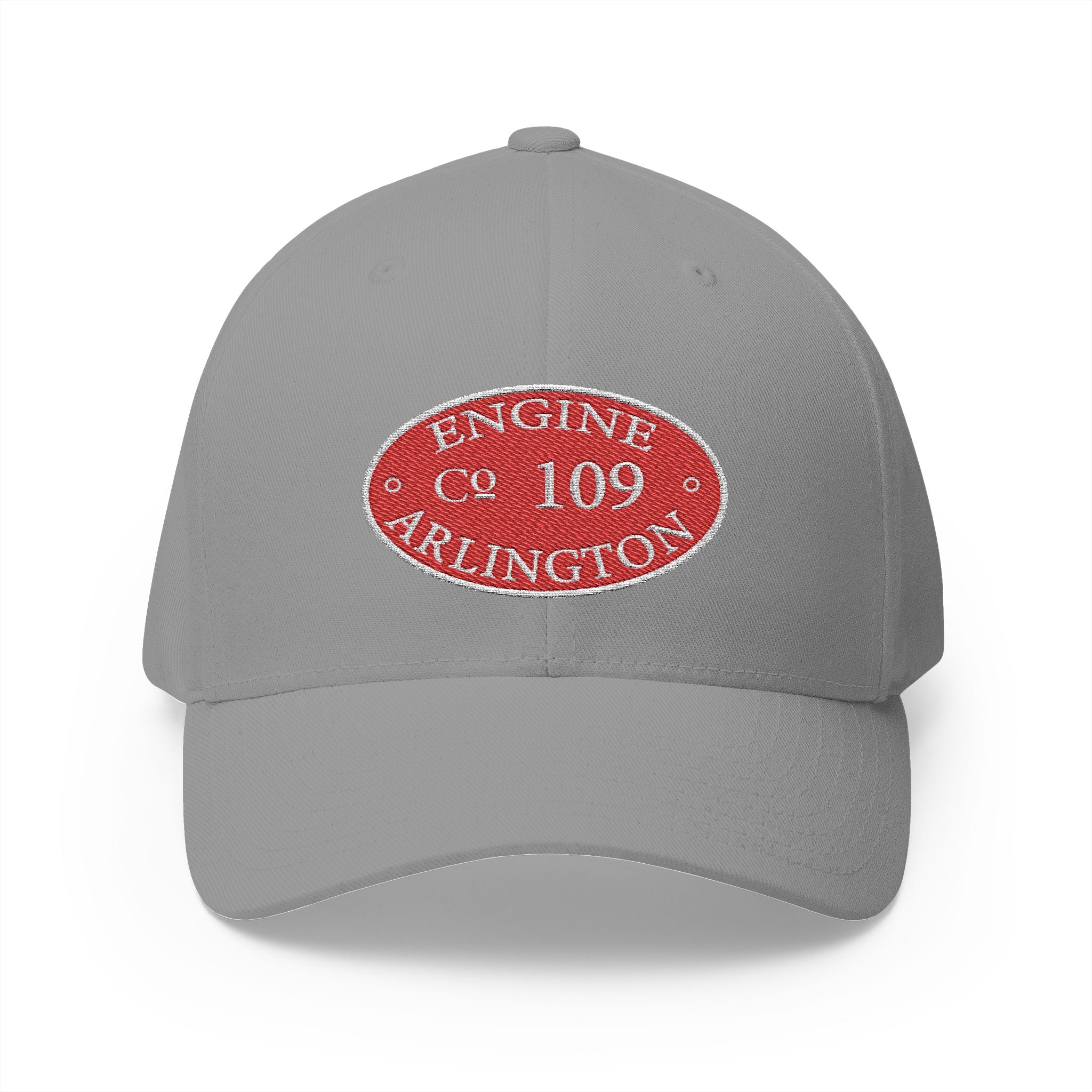 Arlington Engine 9 Circle Patch - FLEXFIT Closed-Back Structured Cap (Embroidery)