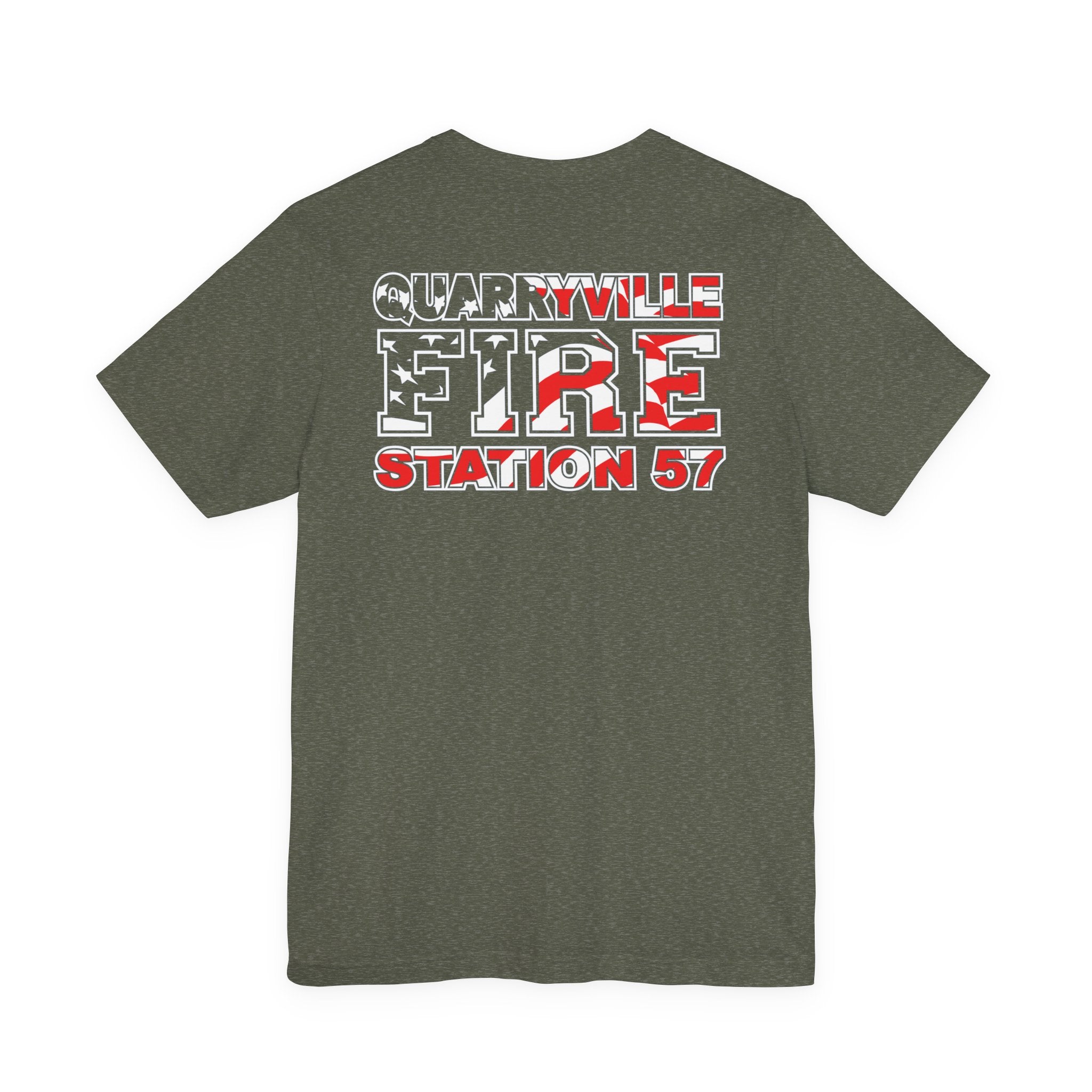 Quarryville PA Vol. Fire  - Bella+Canvas Soft Jersey Cotton Unisex Tee