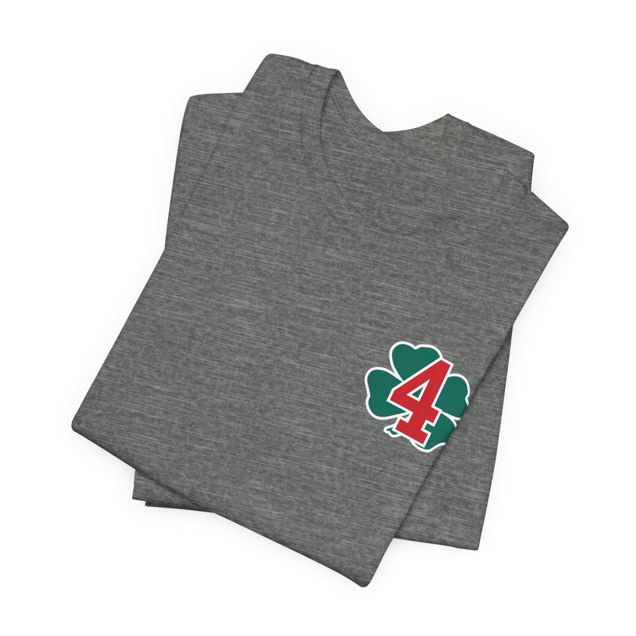 Station 4 RatPack on Back Clover Front - Bella+Canvas Soft Unisex Tee