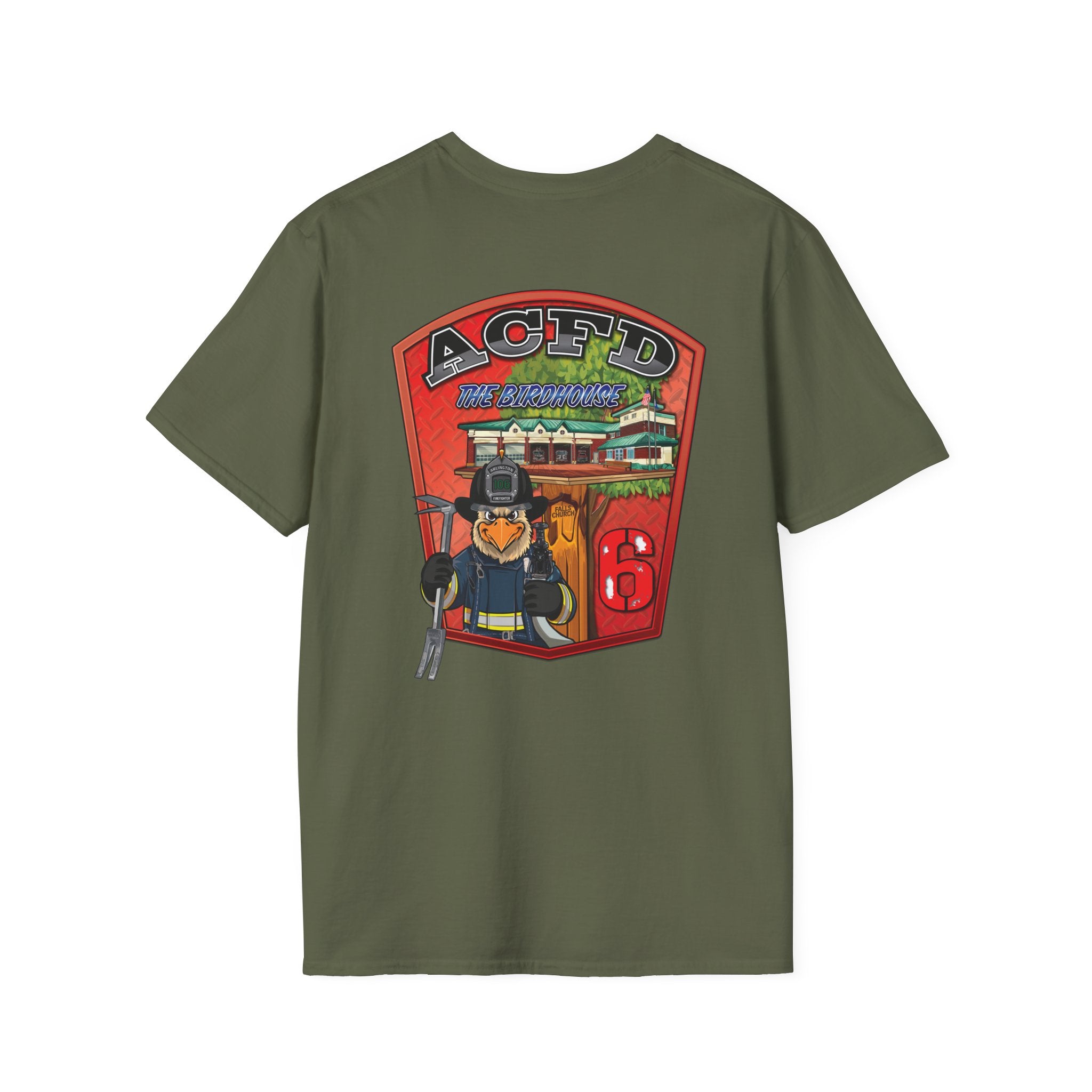 Station 6 The Bird House  - Gildan Soft Cotton Softstyle T-Shirt