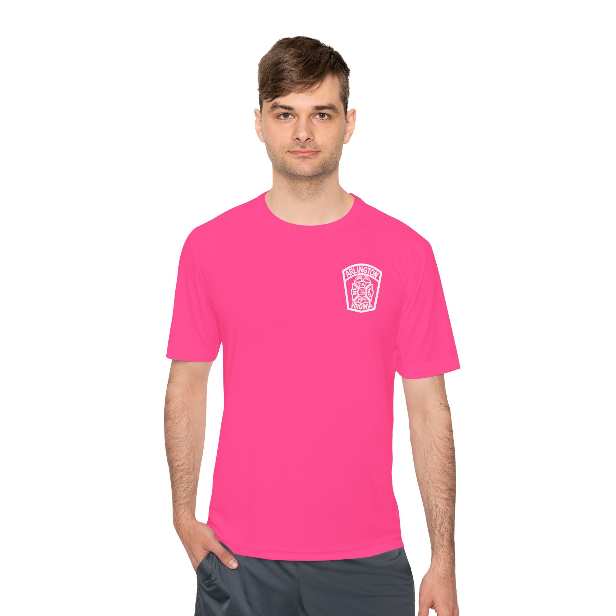 ACFD Firefighter Old Patch - Sport-Tek ST350 Unisex Moisture Wicking Tee