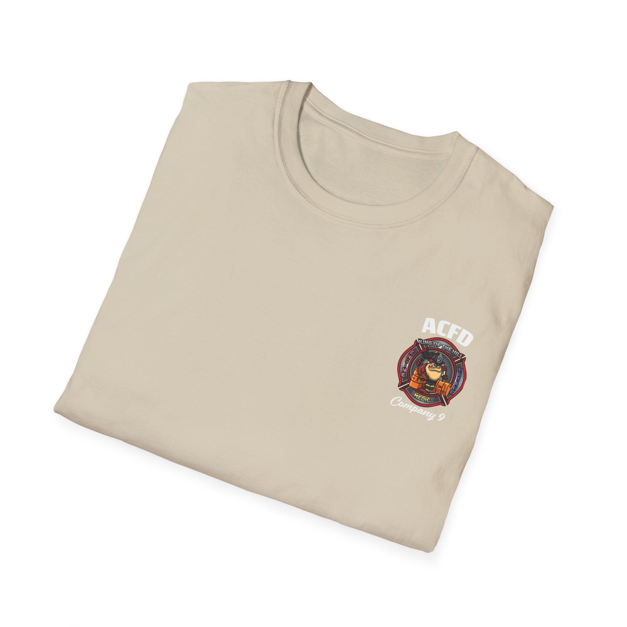 Station 9 Taz Front / FF Engine 9 back - Gildan Soft Cotton Softstyle T-Shirt