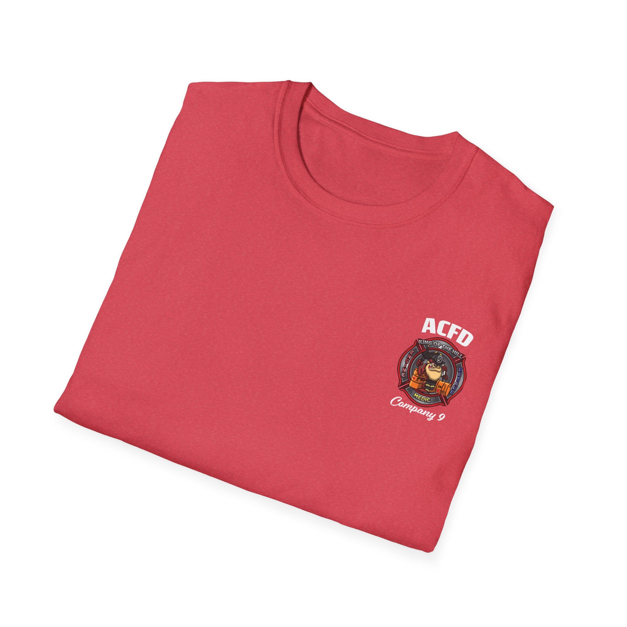 Station 9 Taz Front / FF Engine 9 back - Gildan Soft Cotton Softstyle T-Shirt