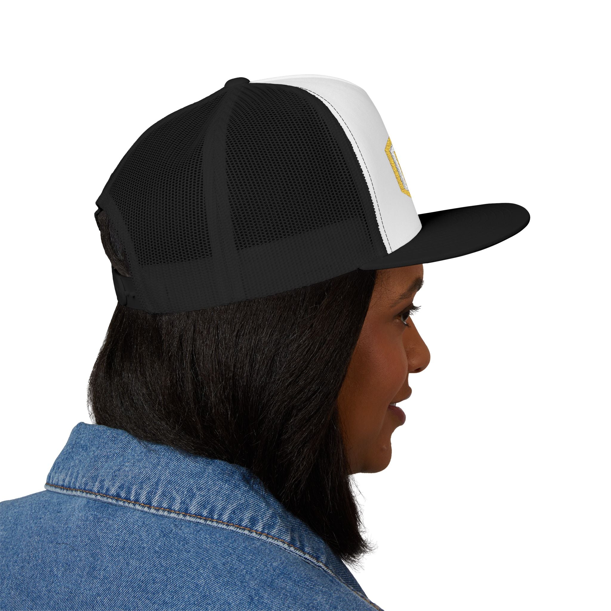 Arlington Rescue 2 (requested different style hat) - 5 Panel Trucker Cap (Embroidery)