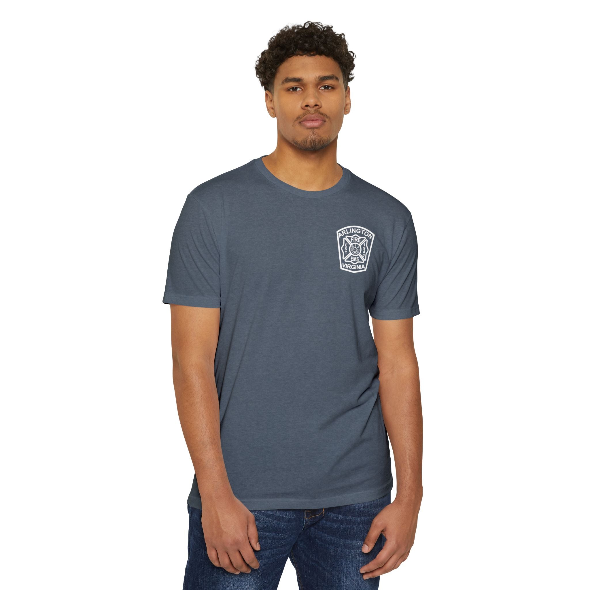 ACFD Firefighter - 60% cotton / 40% polyester Unisex CVC Jersey T-shirt