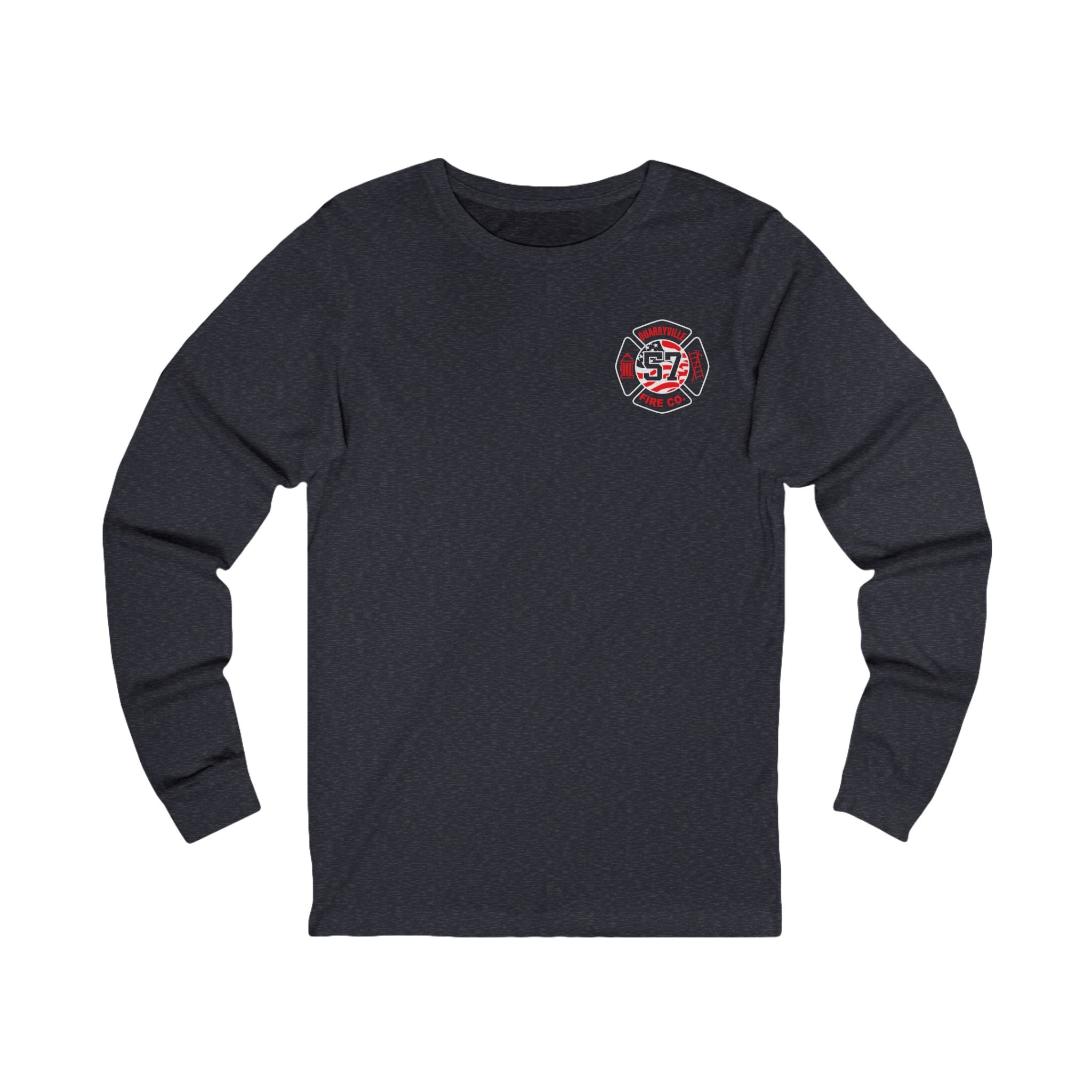 Quarryville PA Vol. Fire - Bella-Canvas Soft Jersey Cotton Long Sleeve Tee