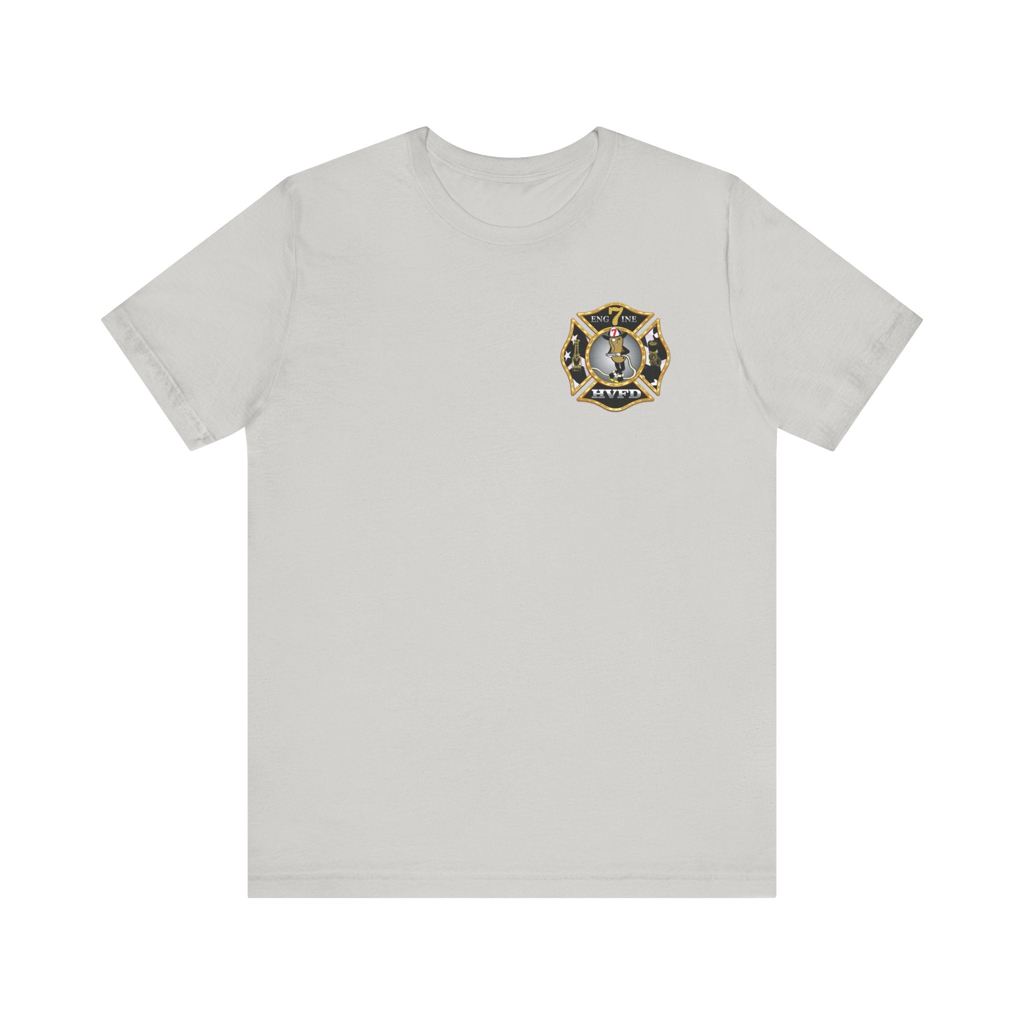 Hollywood MD Vol Fire Eng7ine - Bella+Canvas Soft Unisex Tee