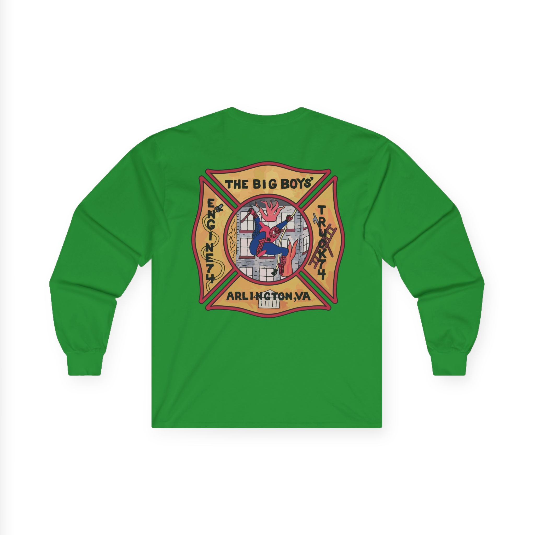 ACFD Truck 74 Old School Spider Shirt  - Unisex Ultra Cotton Long Sleeve Tee