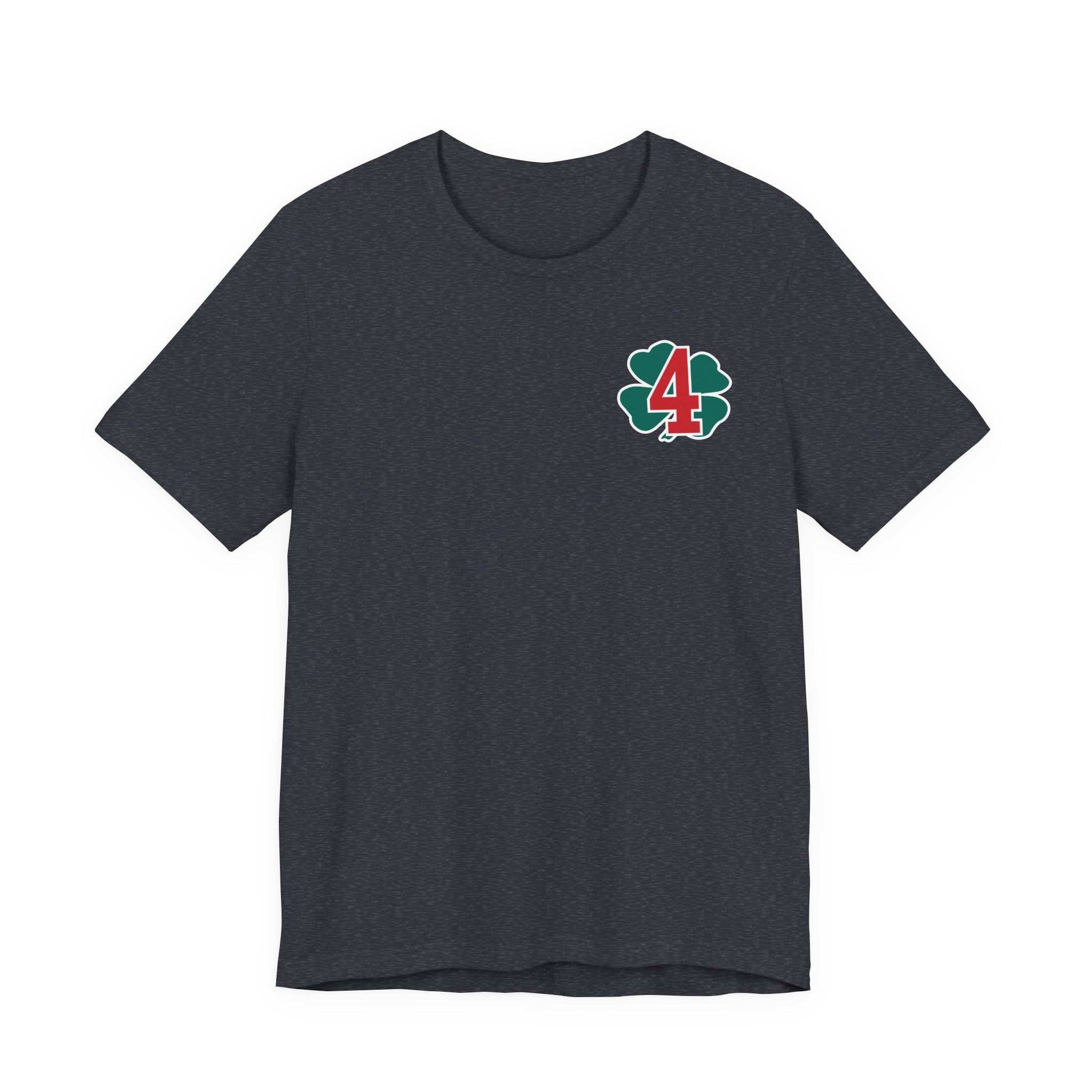 Station 4 Clover on front and back - Bella+Canvas Soft Unisex Tee