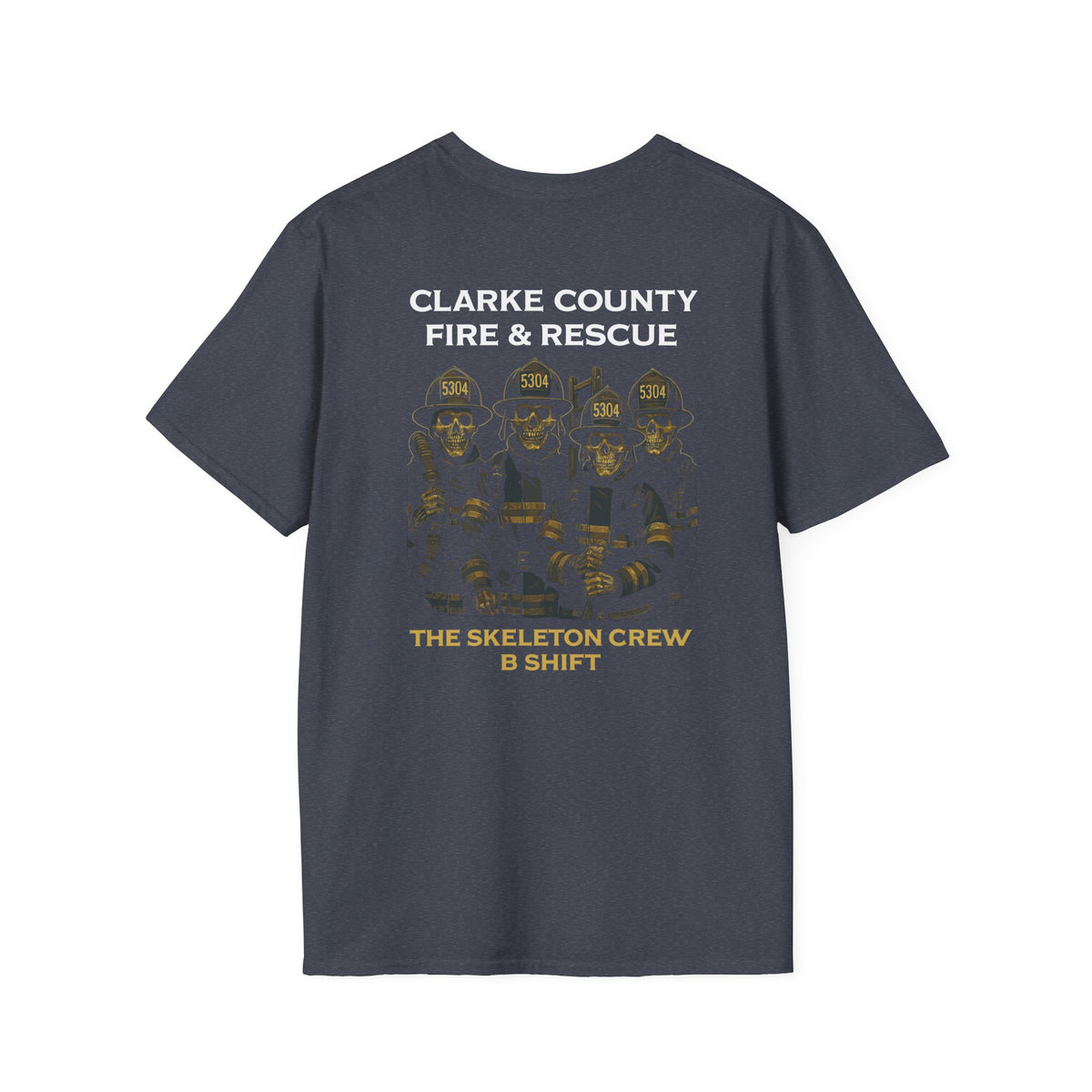 Clarke County B Shift version 1 (Portion of Proceeds go to Local 5304)  - Gildan Soft Cotton Softstyle T-Shirt