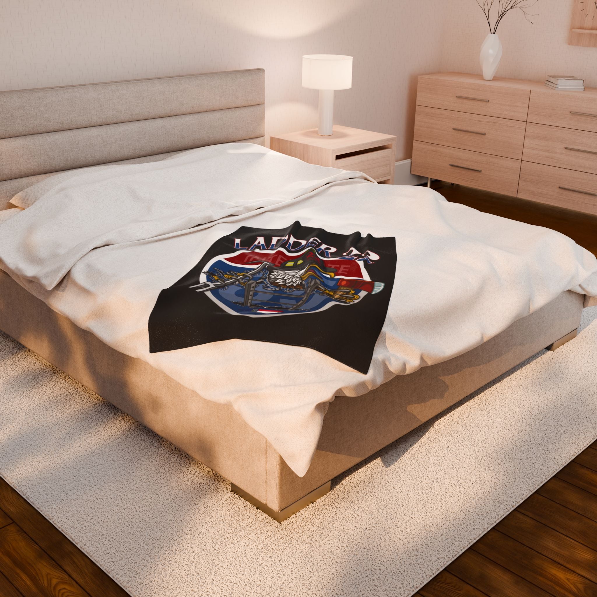 Thomasville NC Fire (version 1) - Velveteen Plush Blanket