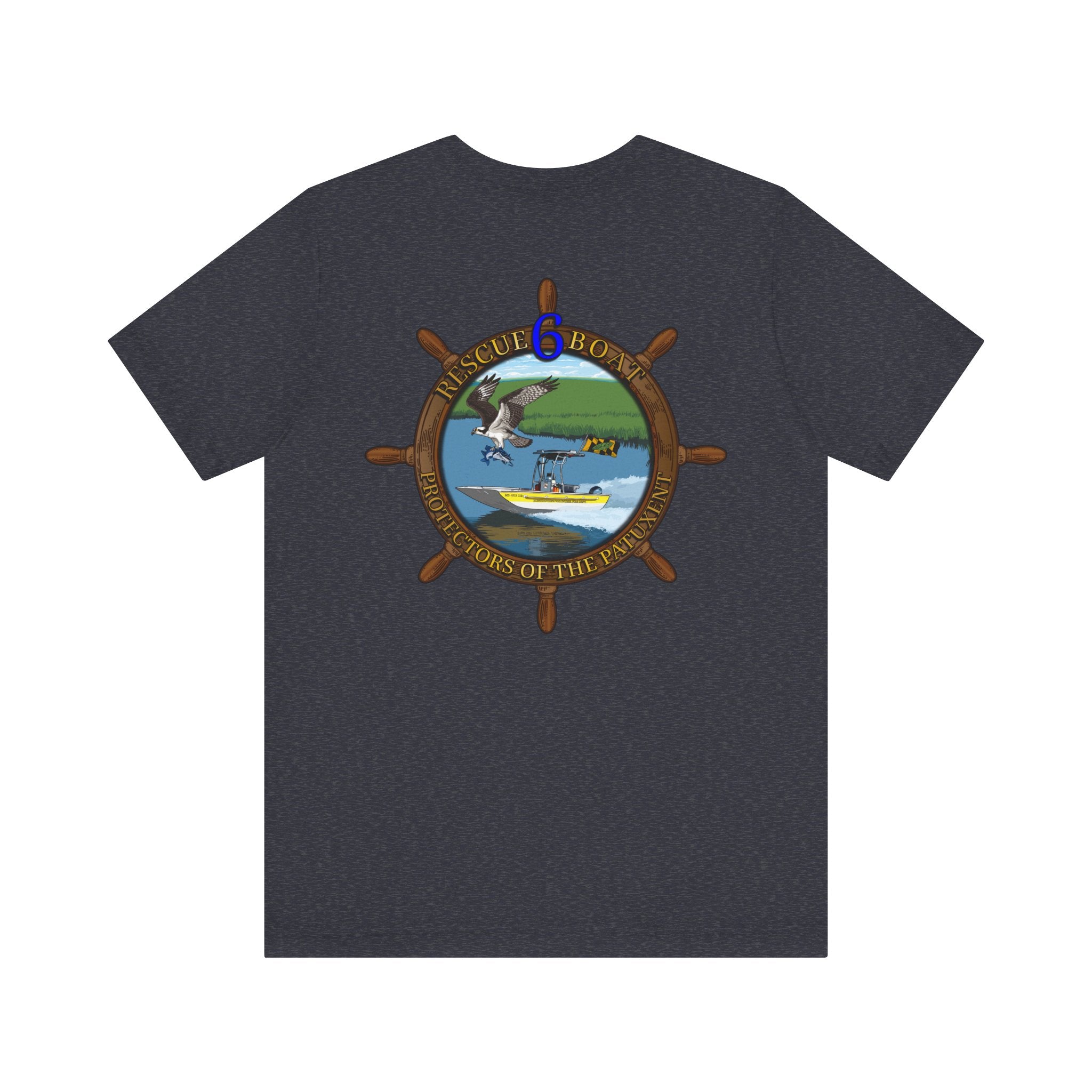 Huntingtown Vol. Fire Boat 6 - Bella+Canvas Soft Unisex Tee