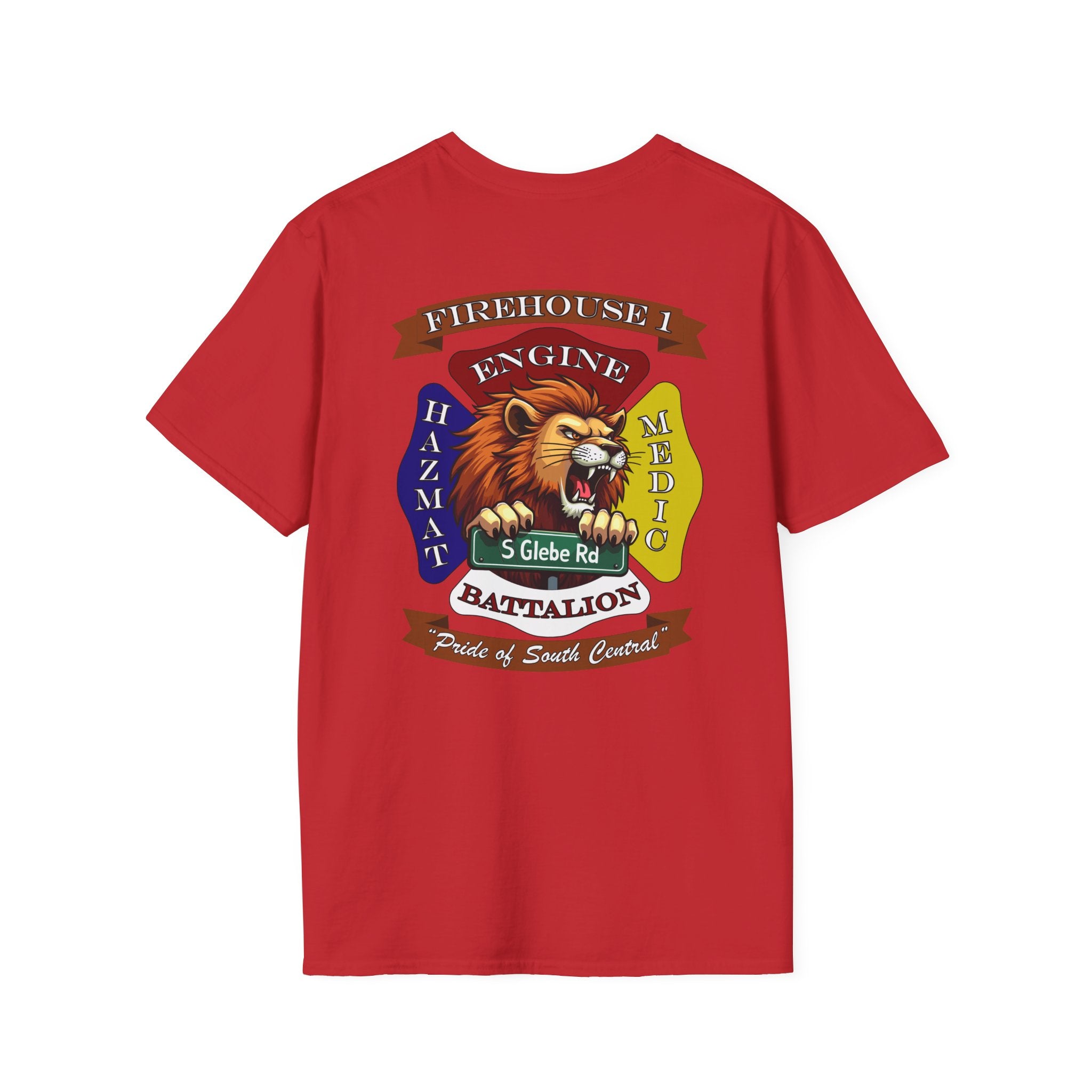 "South Central" Station 1 (version 3)- Gildan Soft Cotton Softstyle T-Shirt