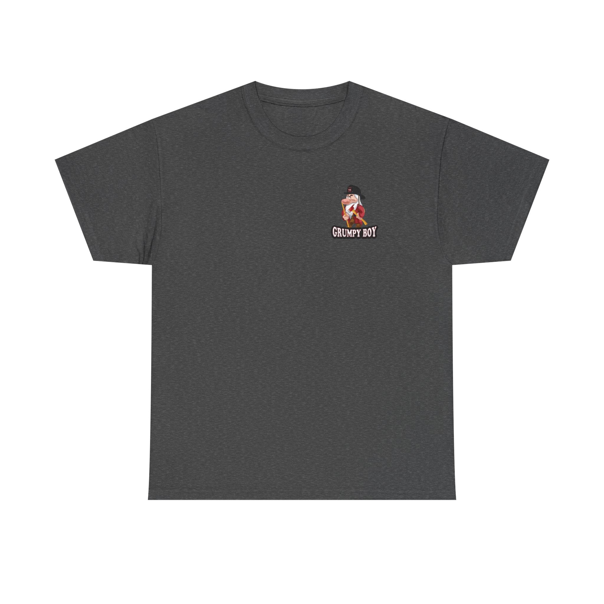 Grumpy Boy Firefighter - Heavy Cotton Unisex Tee
