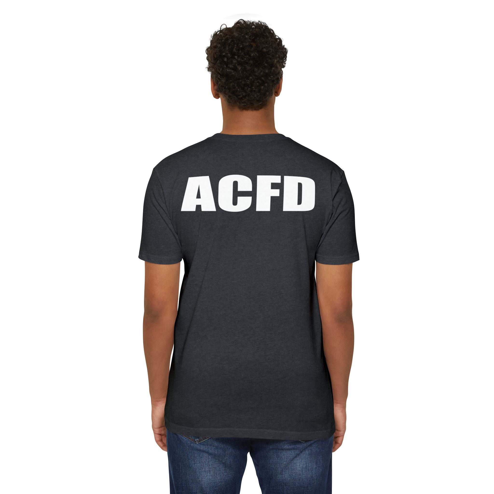ACFD Firefighter - 60% cotton / 40% polyester Unisex CVC Jersey T-shirt