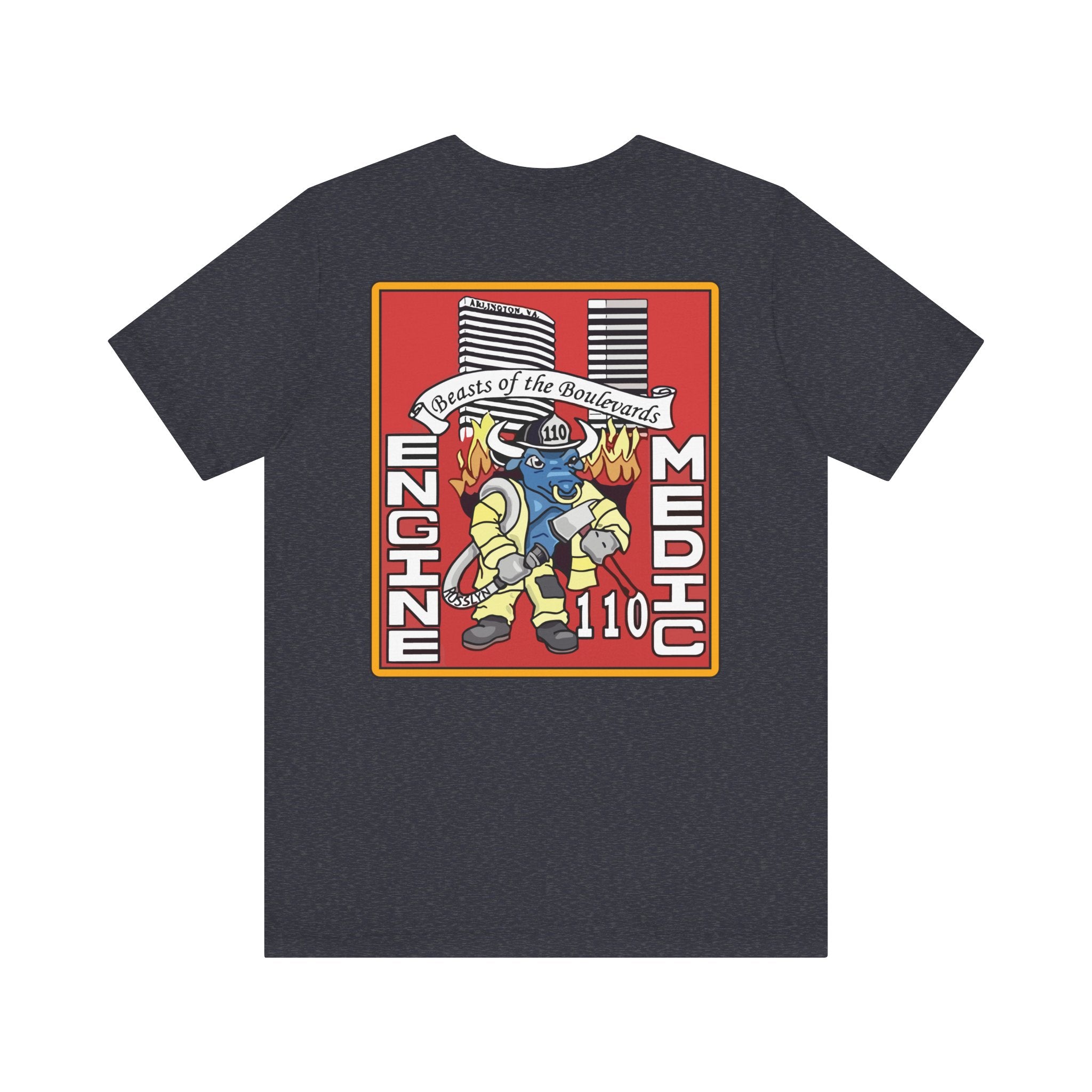 Station 10 Beast Front and Back - Bella+Canvas Soft Unisex Tee