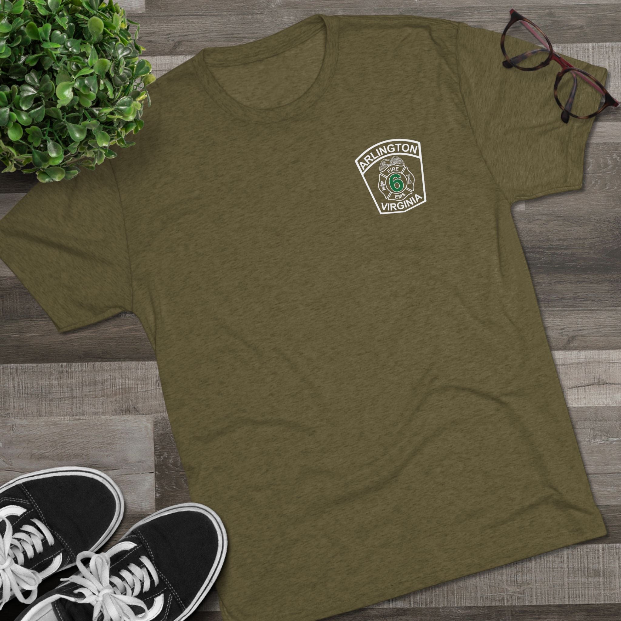 Truck 6 Arlington - NextLevel Tri-Blend Crew Tee