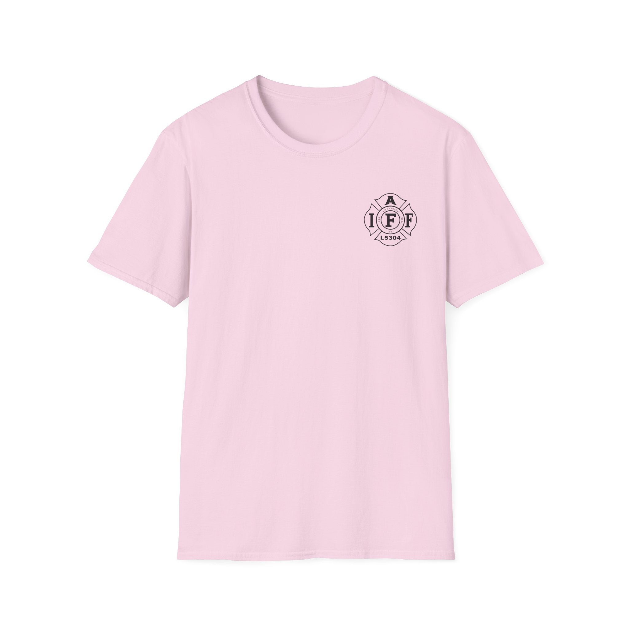 Clarke County Fire Breast Cancer (Portion of Proceeds go to Local 5304) - Gildan Soft Cotton Softstyle T-Shirt