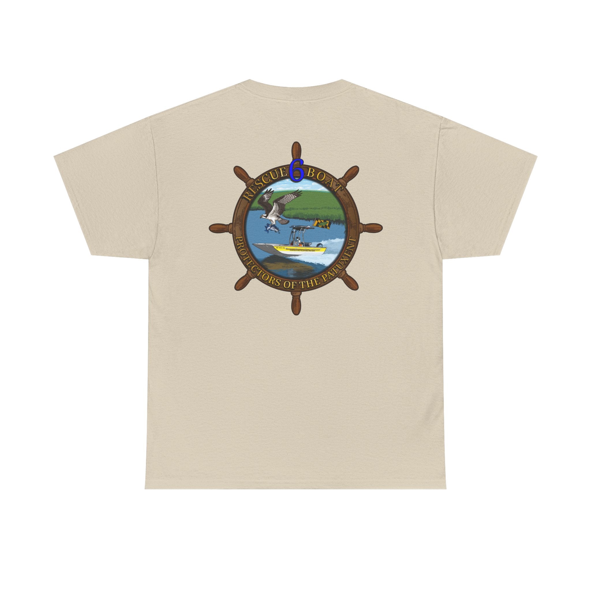Huntingtown Vol. Fire Boat 6 - Heavy Cotton Unisex Tee
