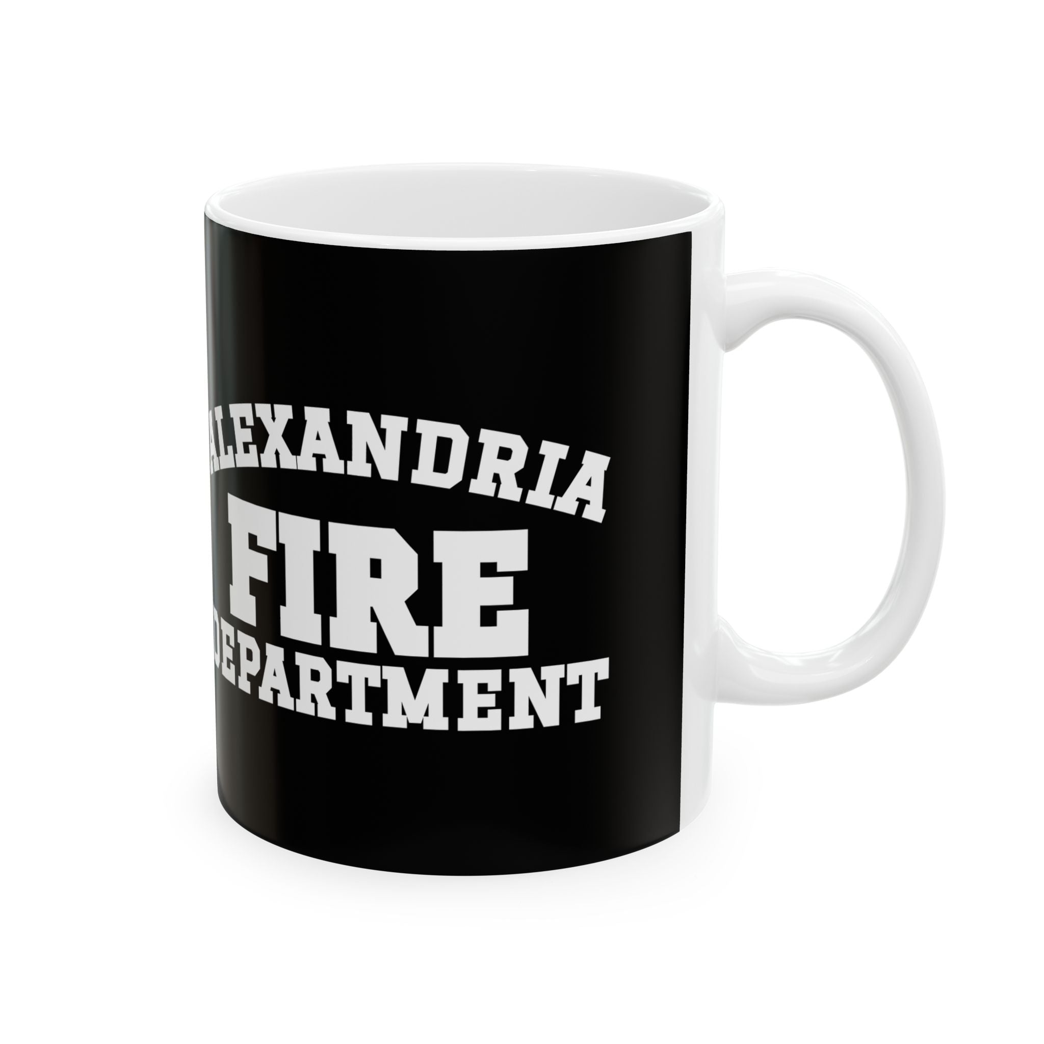 Alexandria Fire Station 5  - Black Mug, (11oz, 15oz)