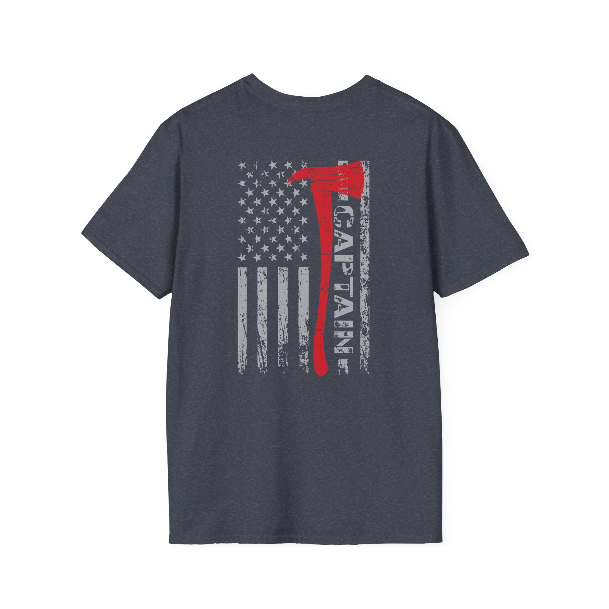 Captain US Flag - Unisex Softstyle T-Shirt