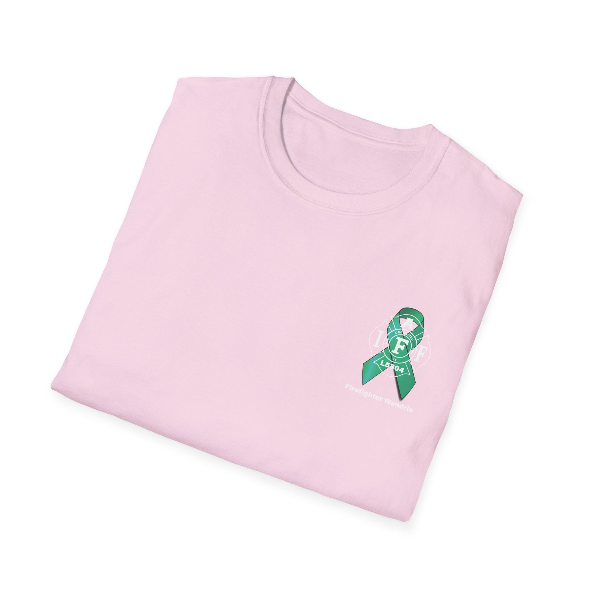 Clark County Firefighter Wandrie Support - Gildan Soft Cotton Softstyle T-Shirt