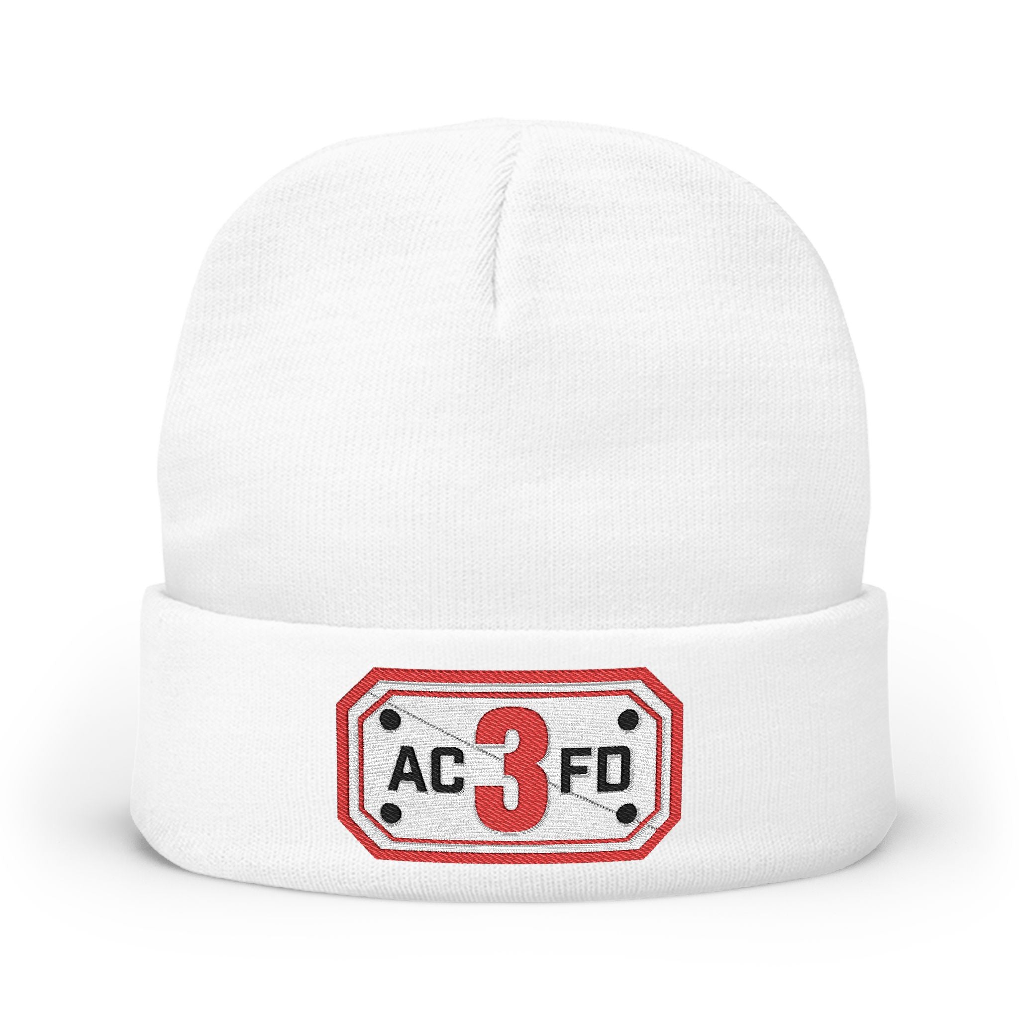 Arlington Engine 3- Knit Beanie (Embroidery)