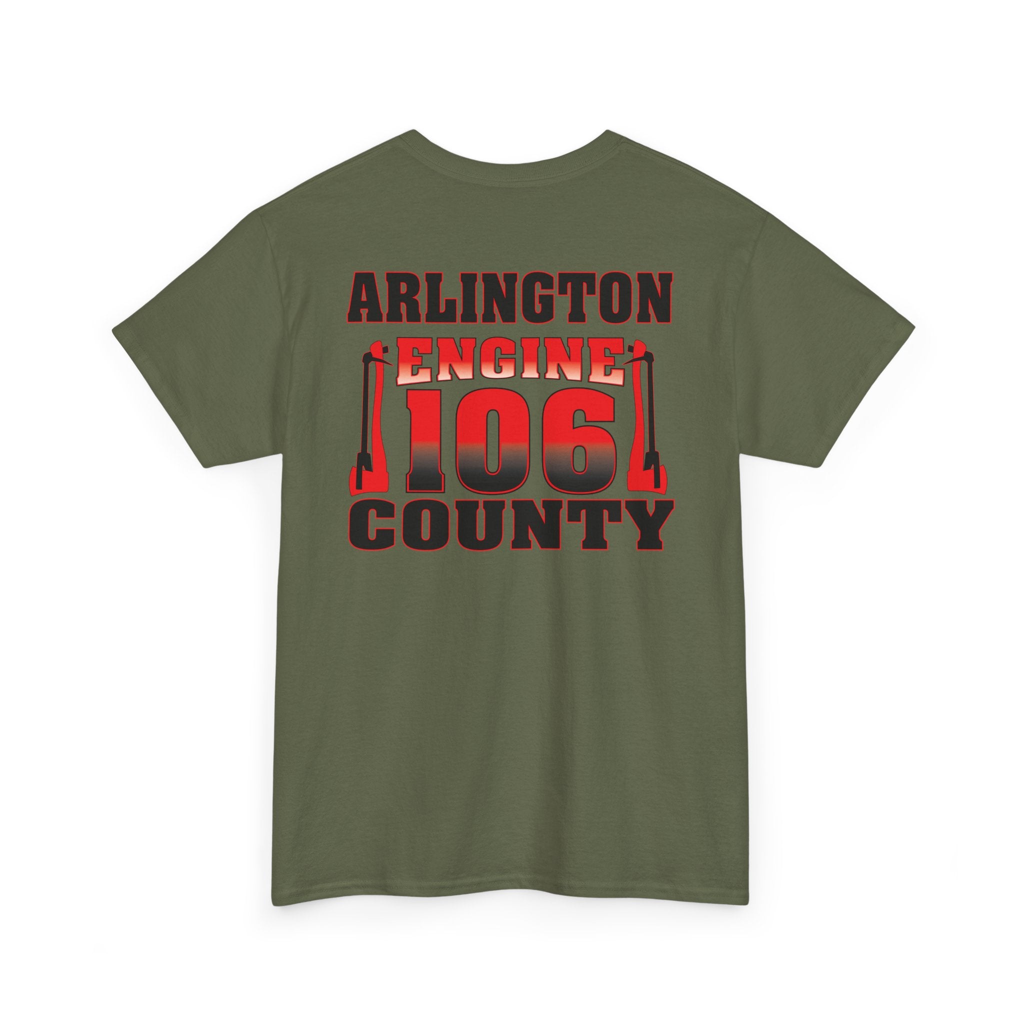Station 6 Engine Arlington - Heavy Cotton Unisex Tee