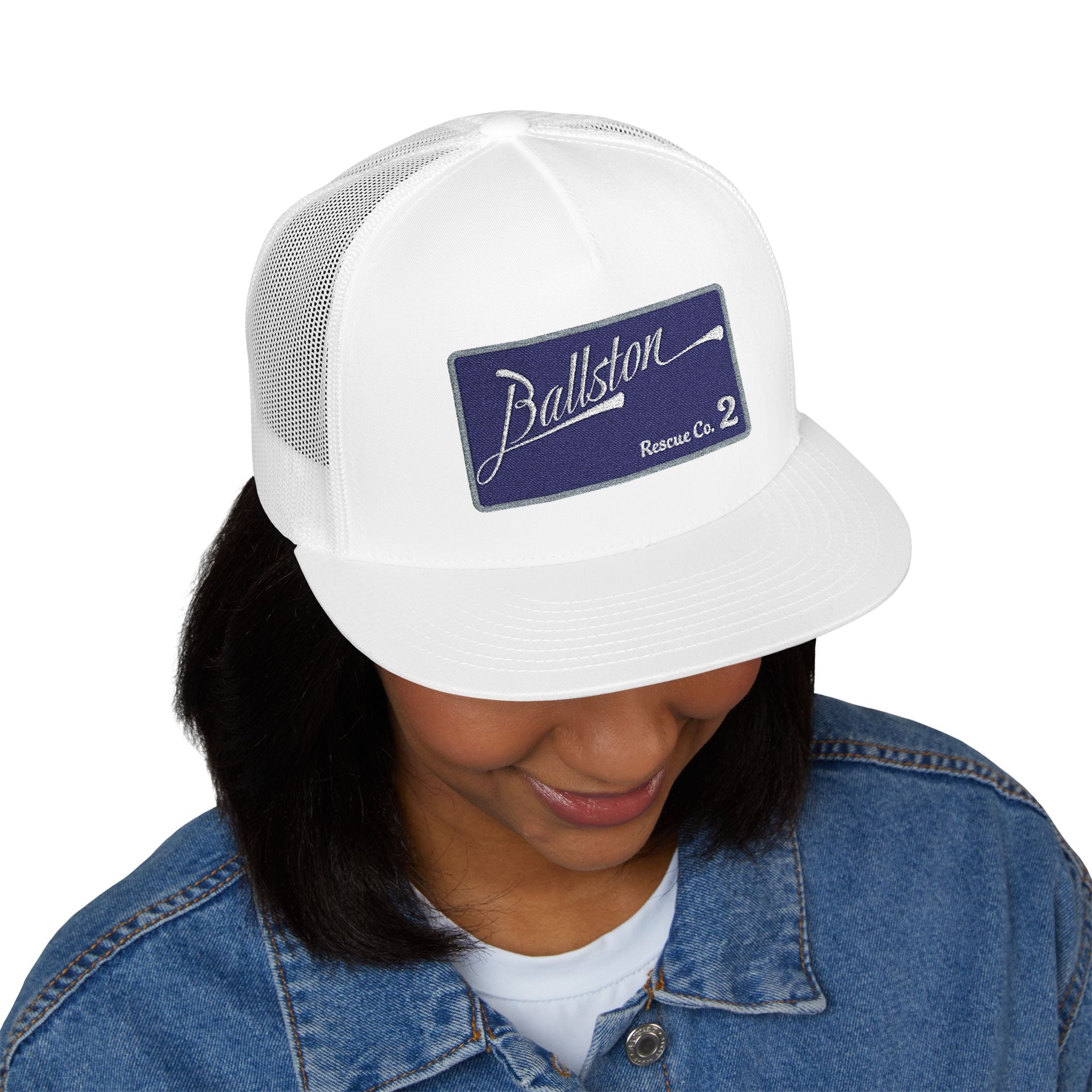 Arlington Ballston Rescue Co. 2  - 5 Panel Trucker Cap (Embroidery)