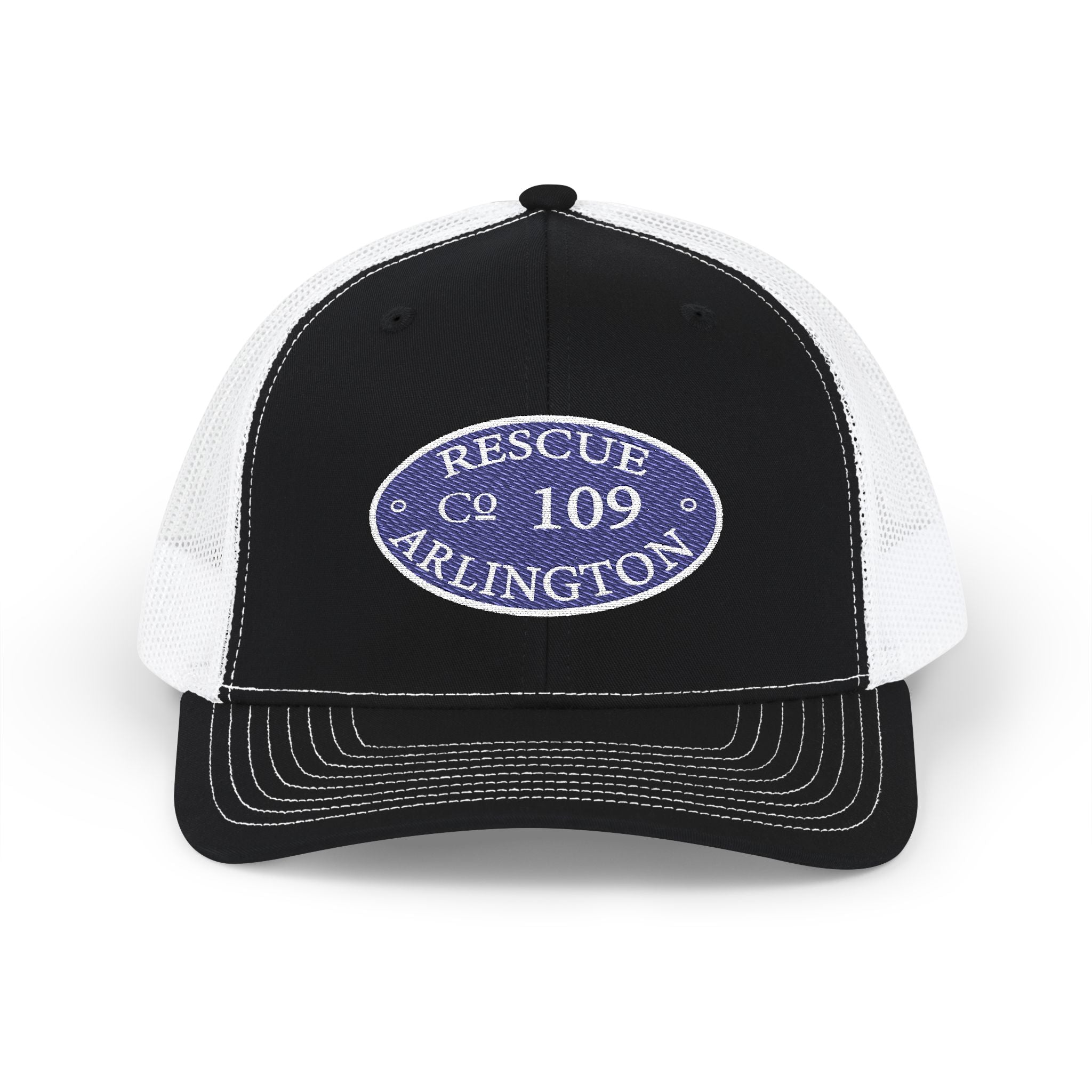 Arlington Engine 9 Circle Patch - (Richardson 112 Style Hat) Snapback Trucker