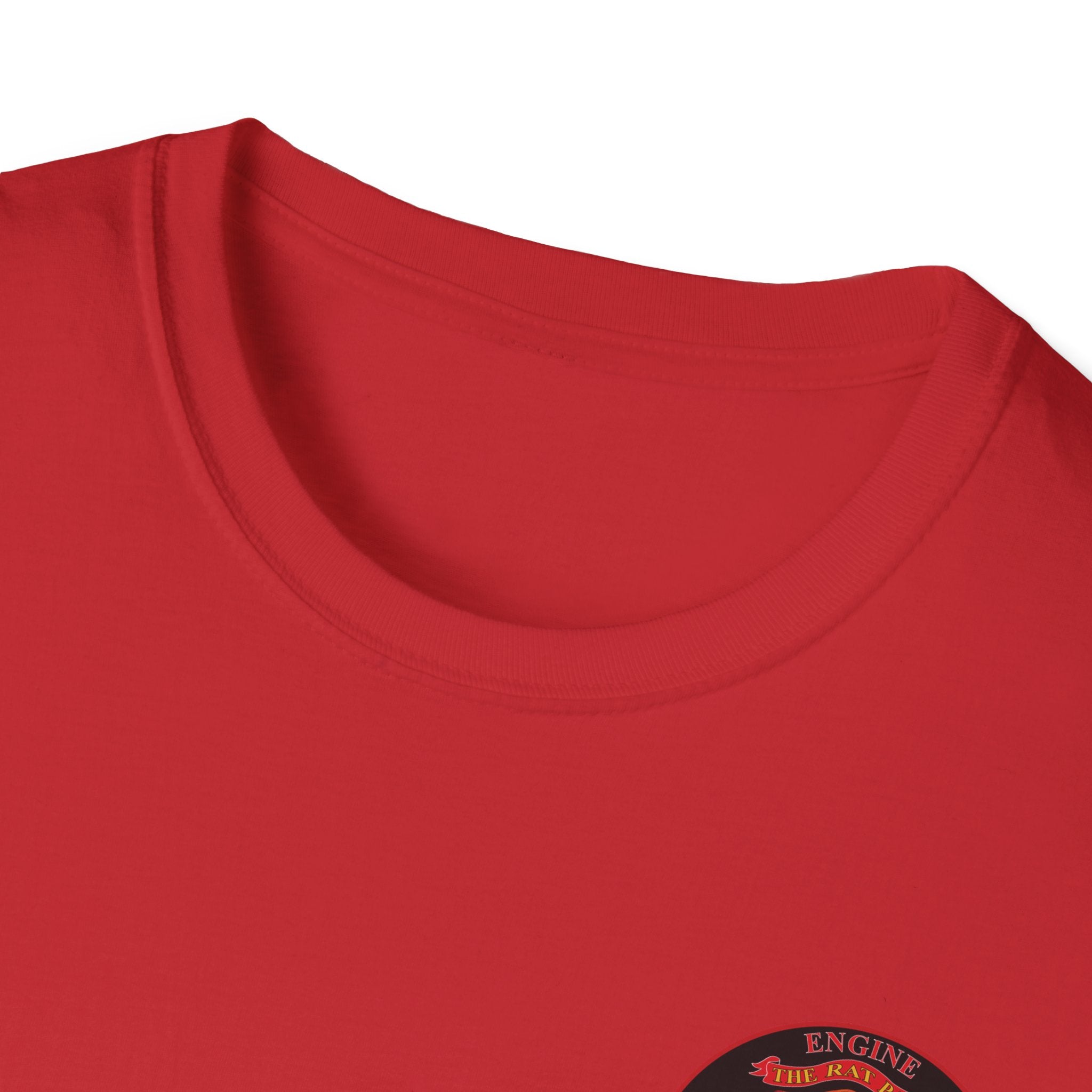Station 4 RatPack front / acfd clover back - Gildan Soft Cotton Softstyle T-Shirt